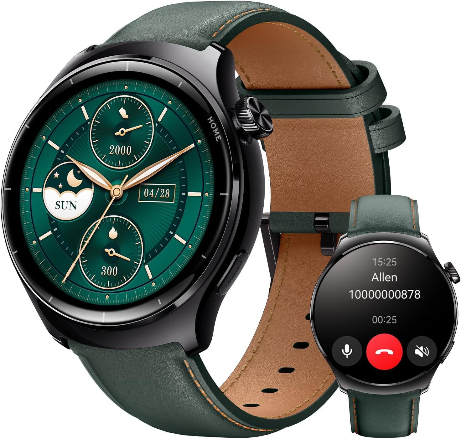 Mibro Lite3 Pro Smartwatch (3,3 cm, android ios), Smartwatch mit AMOLED Display GPS Fitnessfunktionen Bluetooth