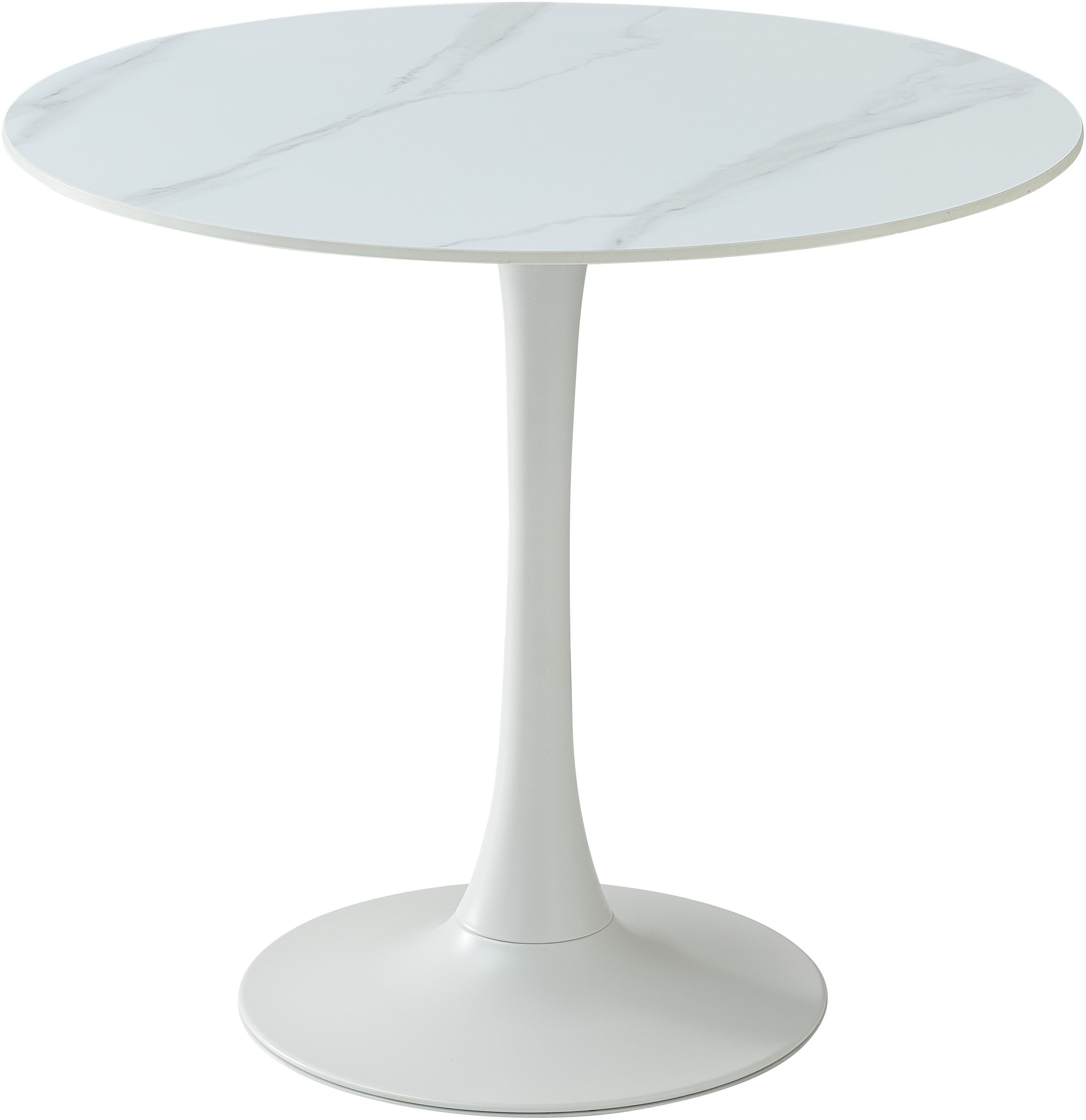 Stolkom Sp.z.o.o. Esstisch Josh Esszimmertisch rund Keramik, marmoriert, Bx günstig online kaufen