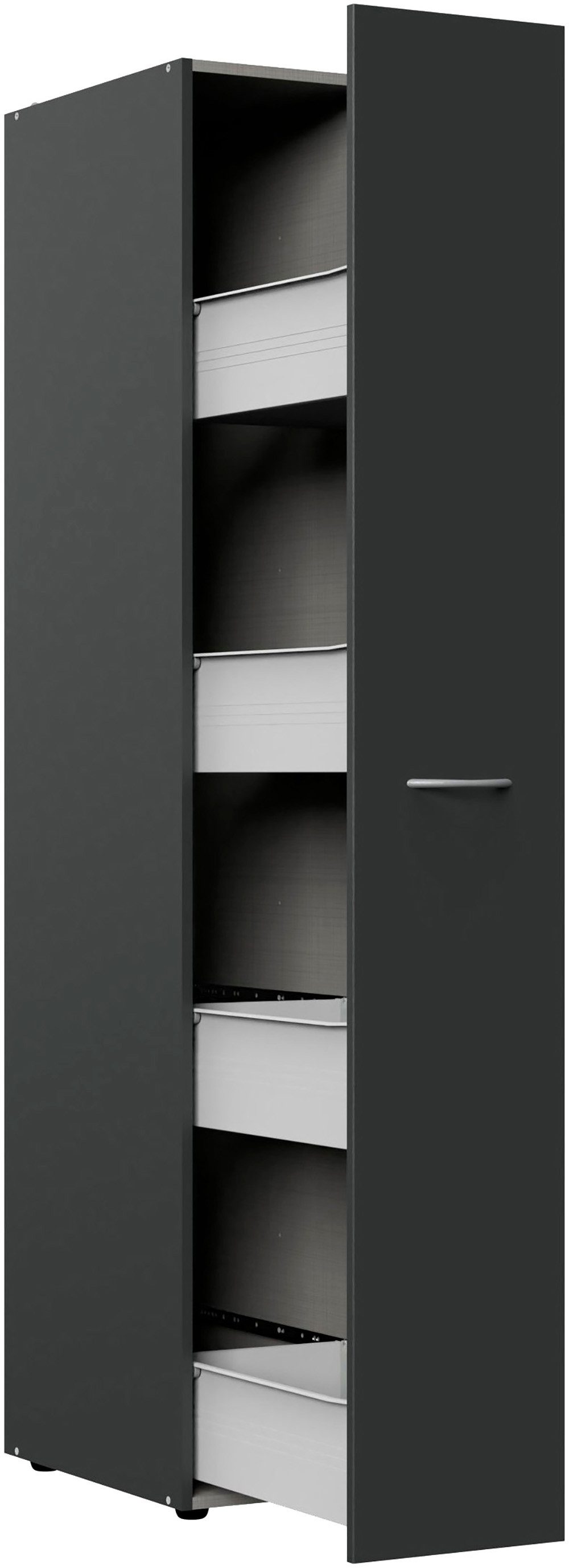 Wimex Apothekerschrank Multiraumkonzept, 30/54/185cm (B/T/H), Made in Germany Schranksystem MRK, geräumiger Hochschrank mit 4 Schubladen