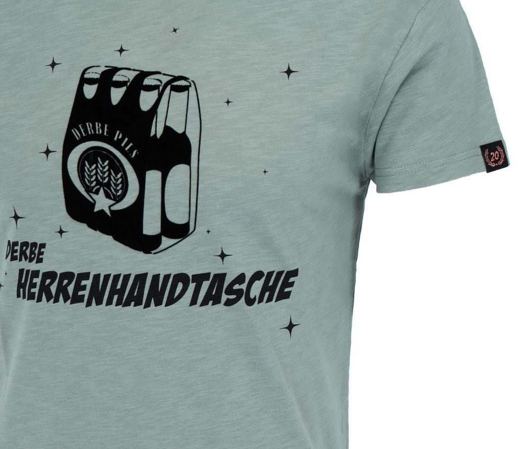Quarry Herrenhandtasche Derbe Print-Shirt