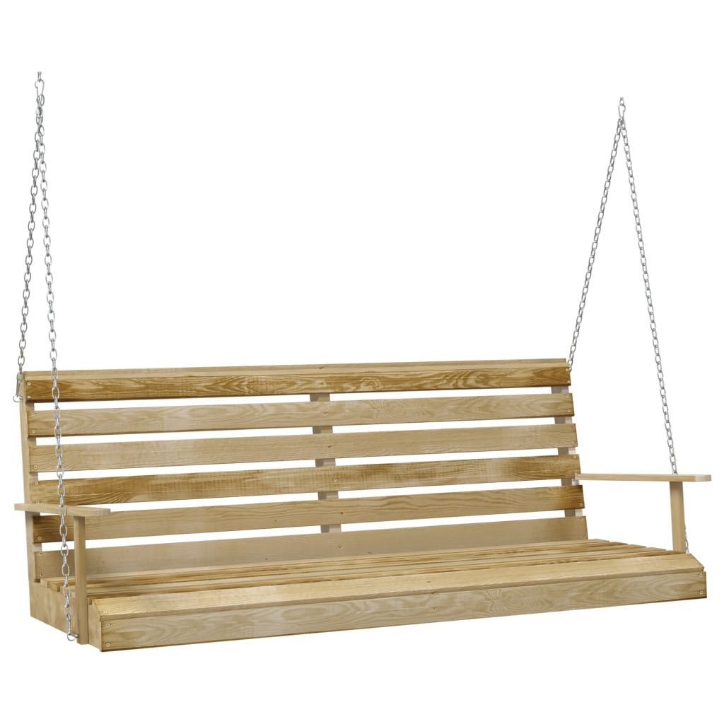 vidaXL Hollywoodschaukel 155 x 65 x 60 cm Hollywoodschaukel Kiefernholz Imprägniert 155x65x60 c