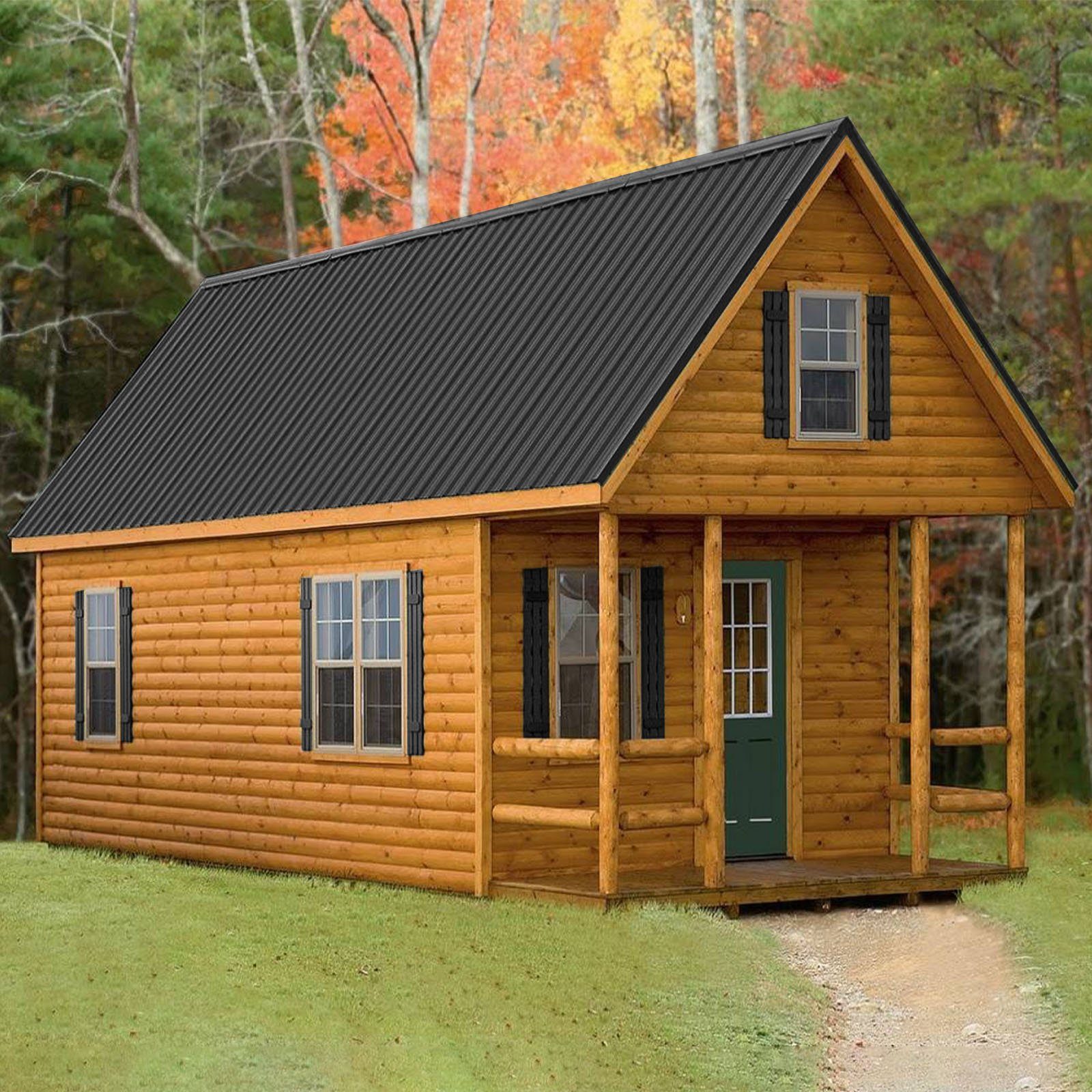 Mondeer Gartenhaus Wellplatten (12-tlg), BxT: 45.00x115.00 cm, Dachplatten Trapezblech verzinkt Profilblech