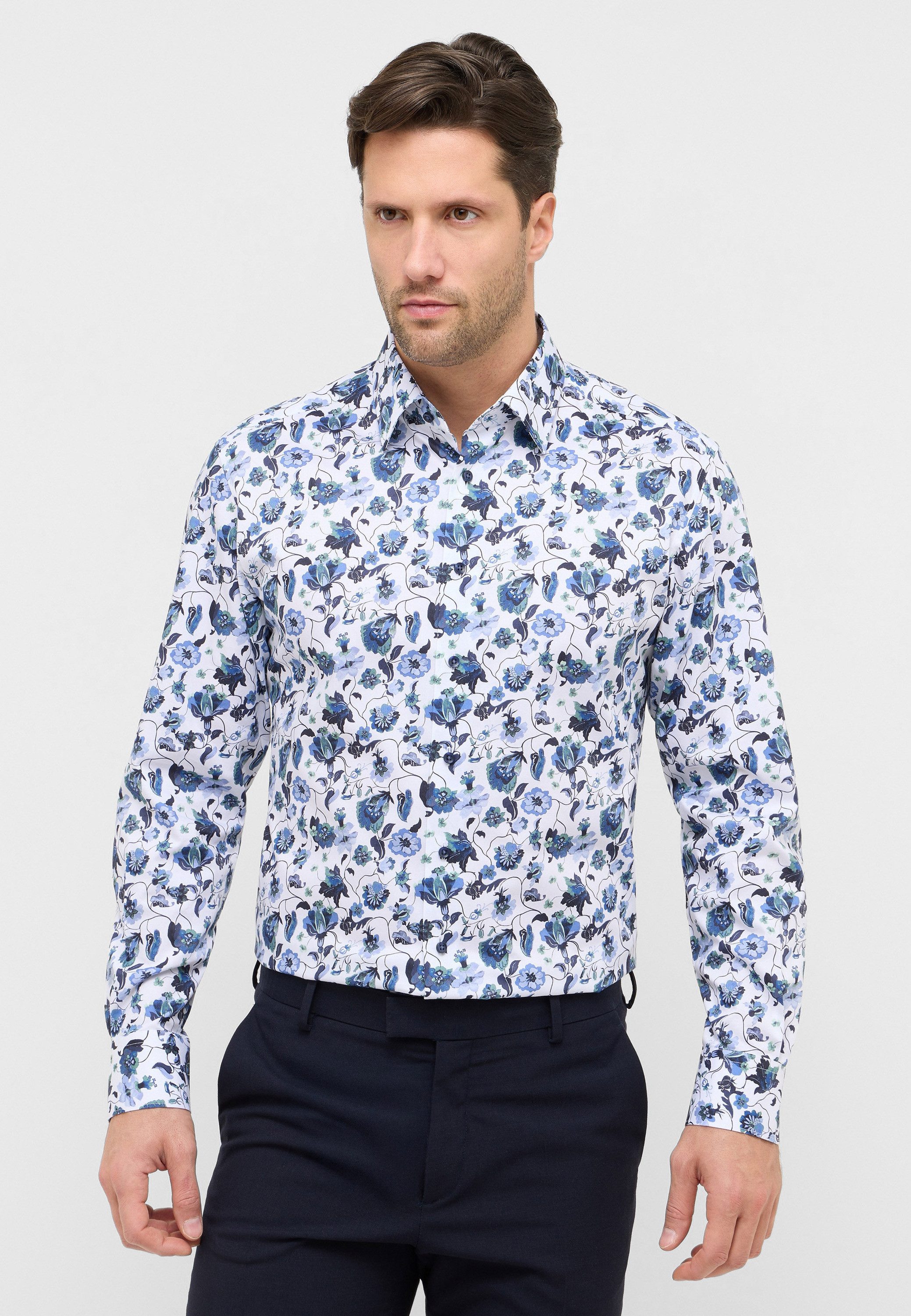 Eterna Langarmhemd MODERN FIT NON IRON (bügelfrei)