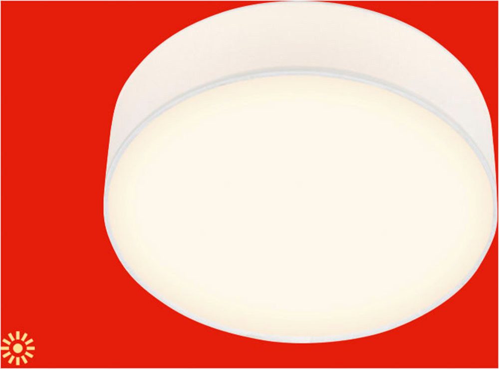 Briloner Leuchten LED Deckenleuchte DUCK, LED fest integriert, 30x10,5 cm, Wohnzimmer, Schlafzimmer, Flur, Küche