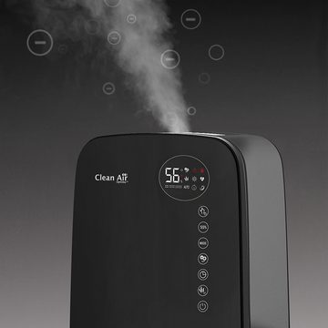 Clean Air Optima Luftbefeuchter mit Ionisator CA-607B Smart, 5,5 l Wassertank, Heizelement für warme Luftbefeuchtung