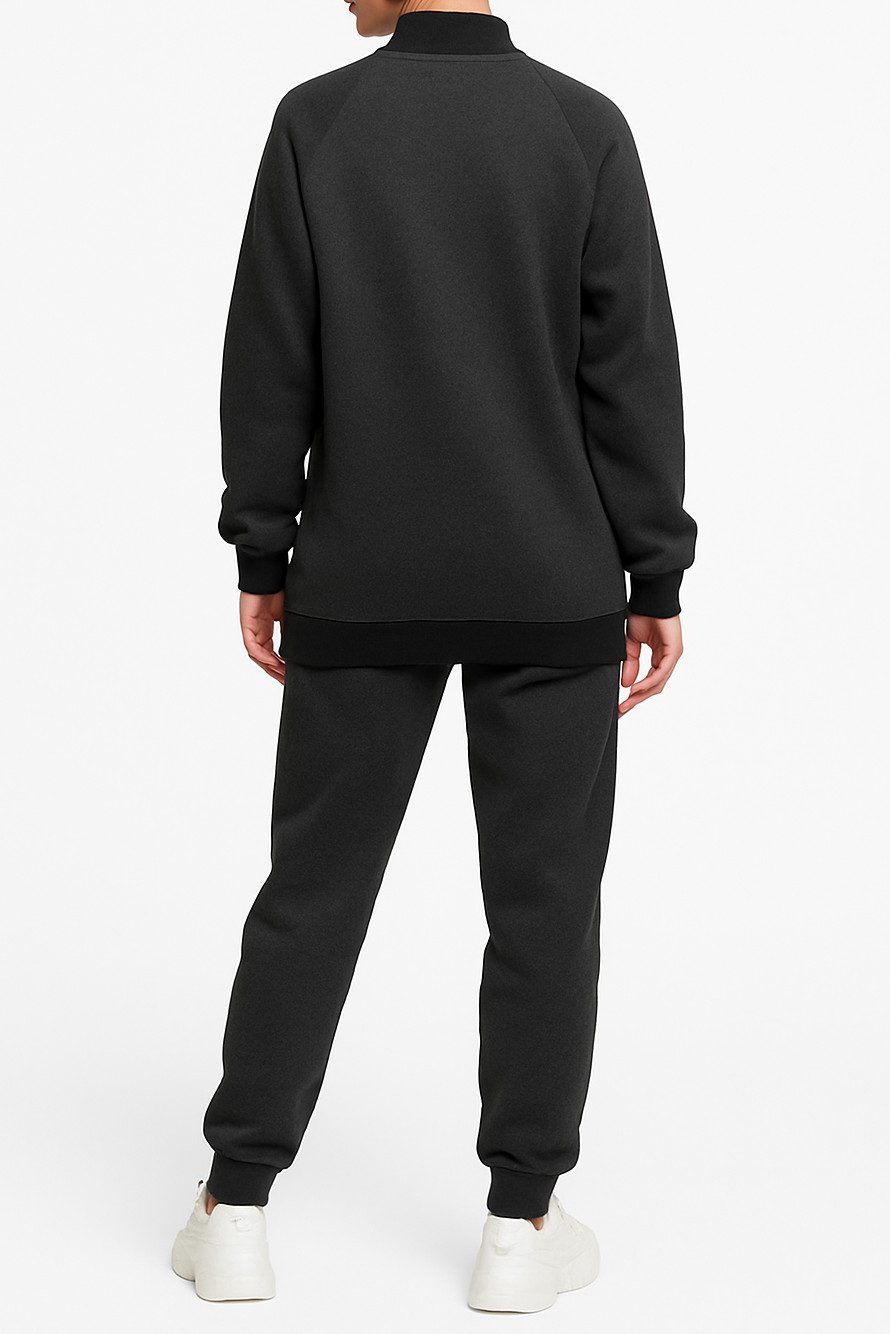 L.gonline Freizeitanzug Damen Trainingsanzug, Freizeitanzug ohne Kapuze 500A (Kapuzenjacke mit Reißverschluss, Hose, 2-tlg), Fitness Freizeit Casual