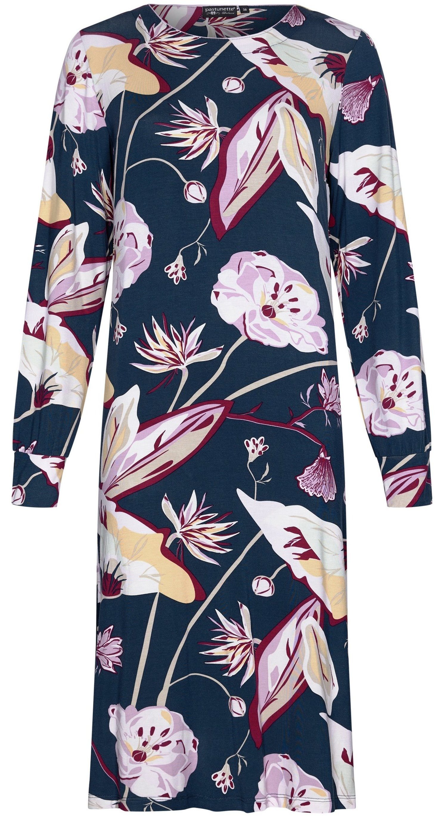 Pastunette Nachthemd Damen Schlafshirt mit langem Arm (1-tlg) Edles Design günstig online kaufen