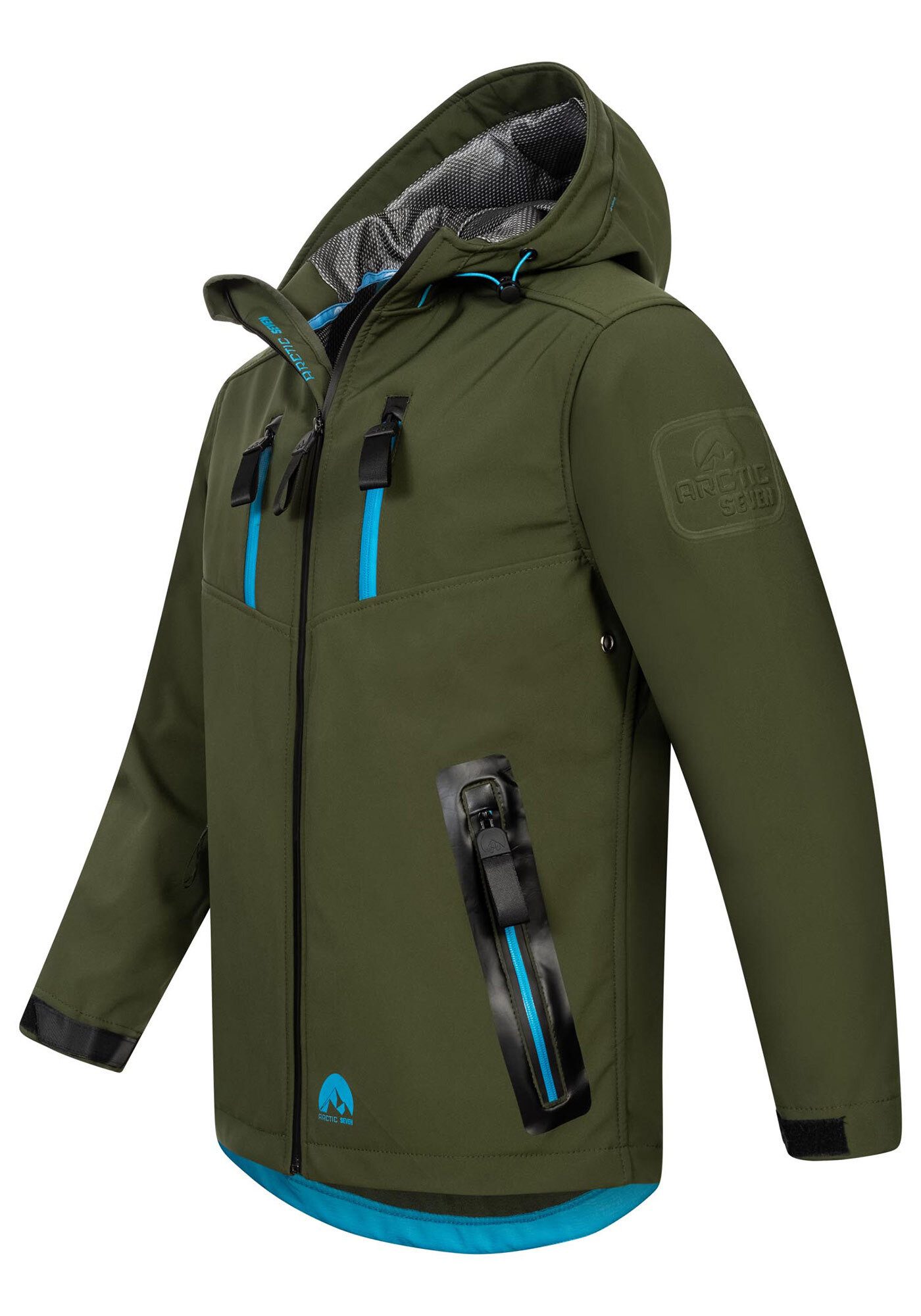 Arctic Seven Softshelljacke ASLasaro mit Fleecestoff innen
