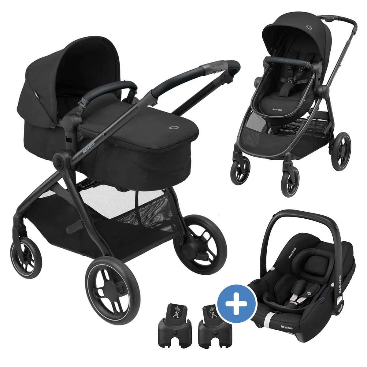 Kombi-Kinderwagen Zelia³ - Black