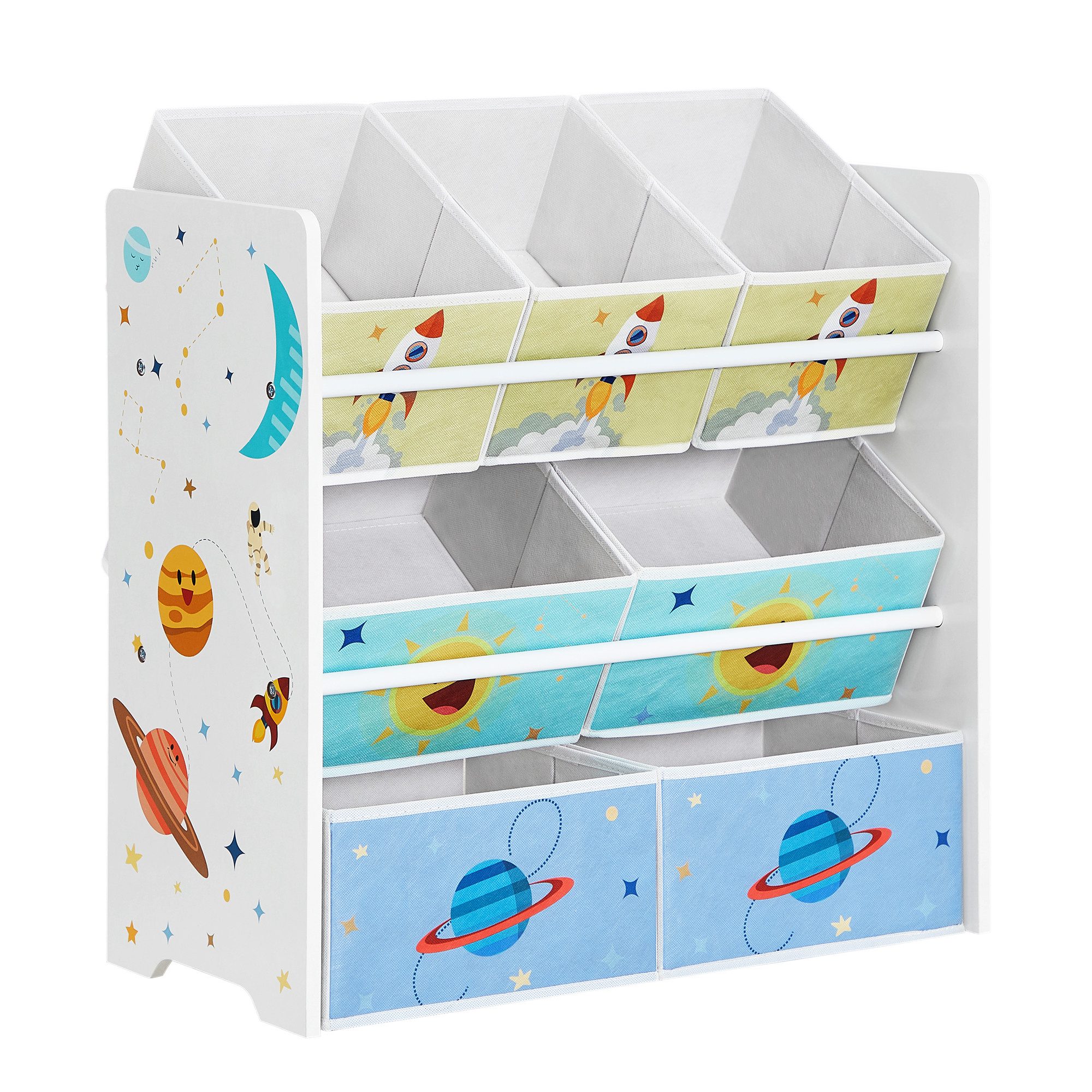SONGMICS Spielzeugtruhe Kinderregal Bücherregal Kinder, mit günstig online kaufen