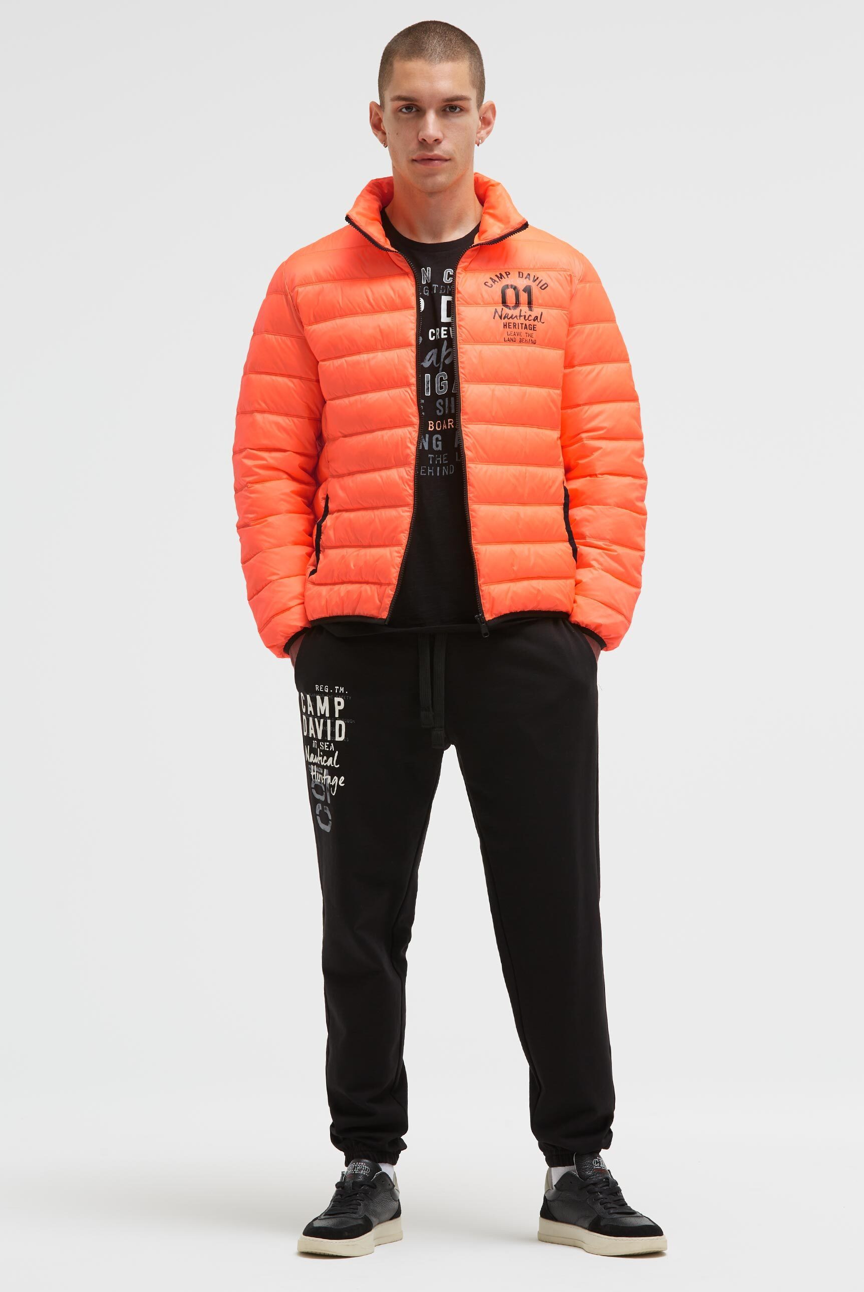 CAMP DAVID Outdoorjacke mit elastischem Saumabschluss