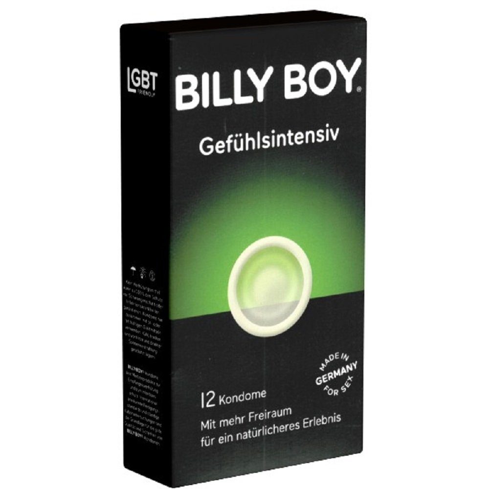 Billy Boy Kondome Gefühlsintensiv Packung mit, 12 St., Kondome mit perfekter Passform