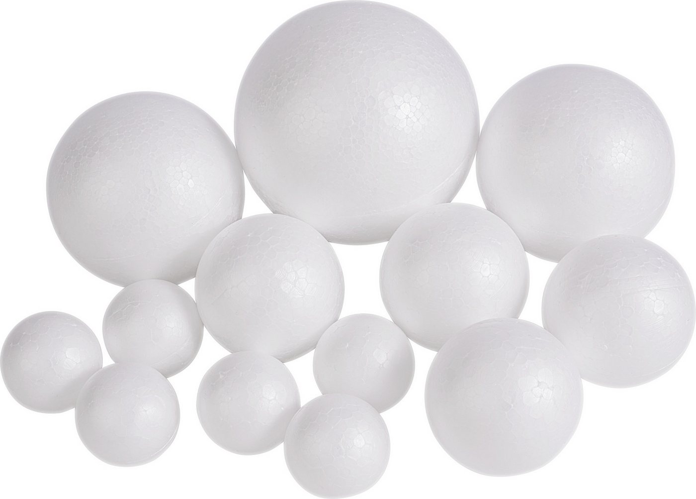 VBS Styropor-Figur Kugel-Set, 13 Teile