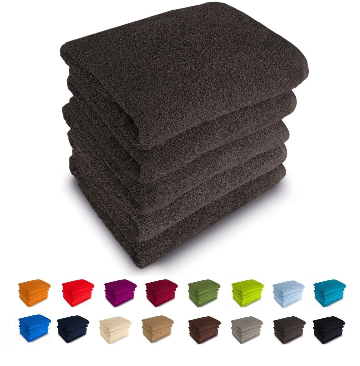 MatratzenL.A.B® Handtücher Rimini 500 g/m² Blauer Schwan®, 50x100 cm,Handtuch,100% Baumwolle,Frottee Frottier,23 Farben
