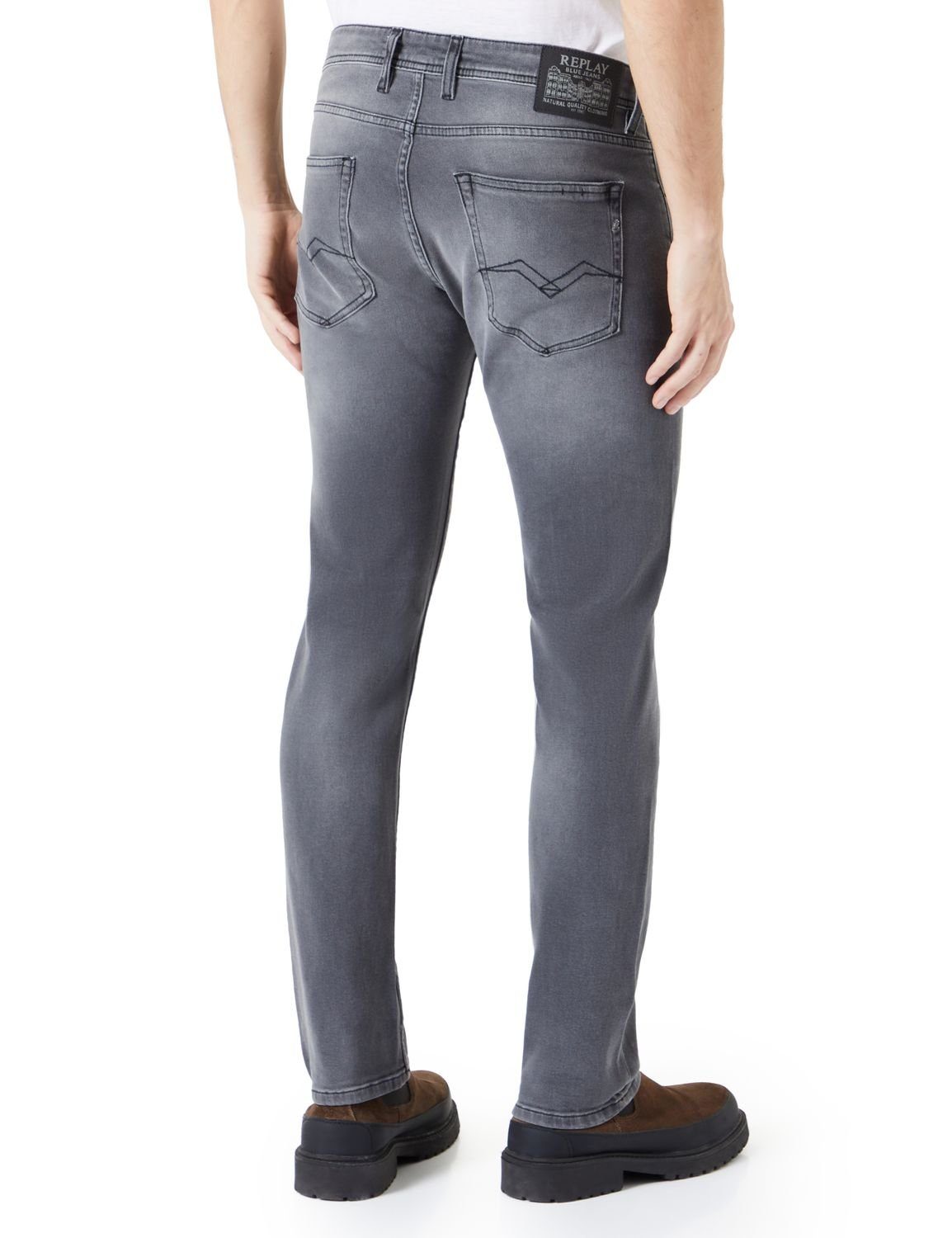 Replay Straight-Jeans GROVER mit Stretch günstig online kaufen