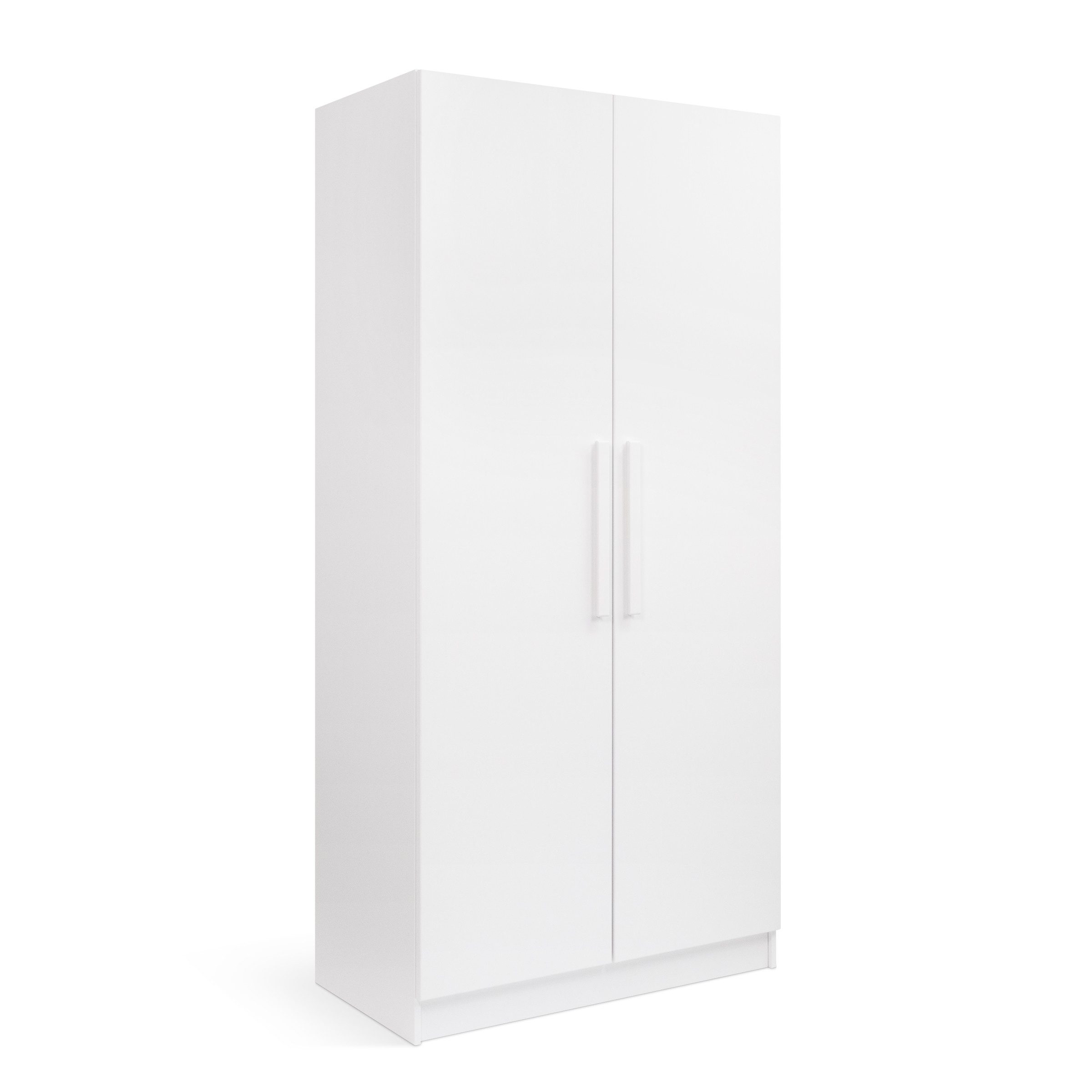 Ehrenkind Kleiderschrank Linia 100 cm aus Kiefernholz (inkl. Kleiderstange und 2 Einlegeböden, flexibel anpassbare Innenaufteilung für Kinderzimmer) mit Soft-Close-System, individiuelles Rastersystem