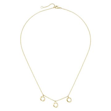 Luigi Merano Collier Behang, 3 Elemente, Gold 585