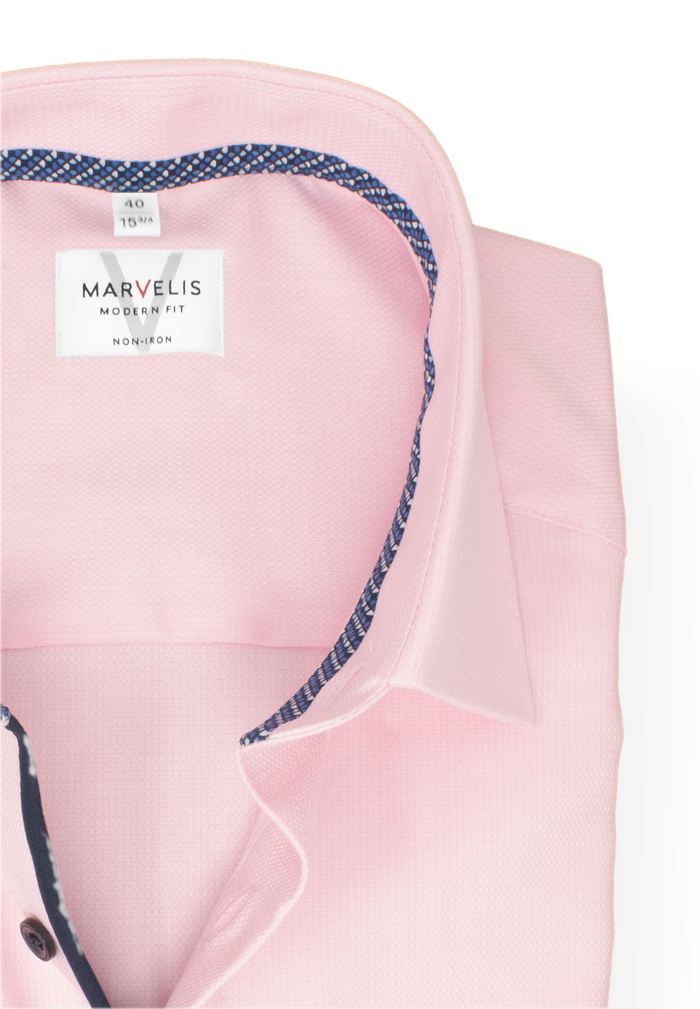 MARVELIS Businesshemd Modern Fit normale, leicht günstig online kaufen