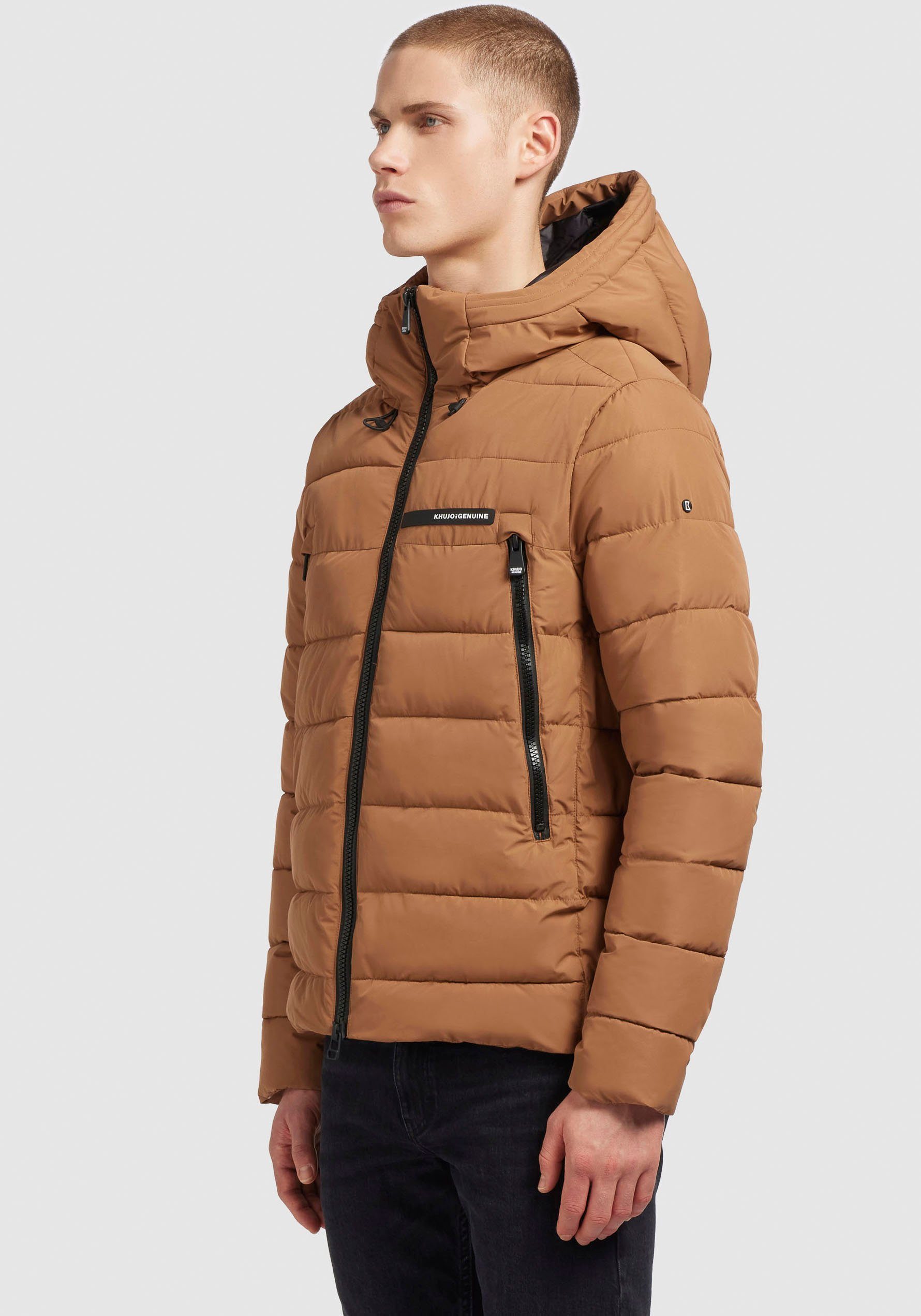 khujo DARK SAND Steppjacke MILOW