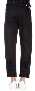 Valentino Loungehose VALENTINO VLTN Logo Made in Italy Trousers Chinos Pants Hose Iconic Cu