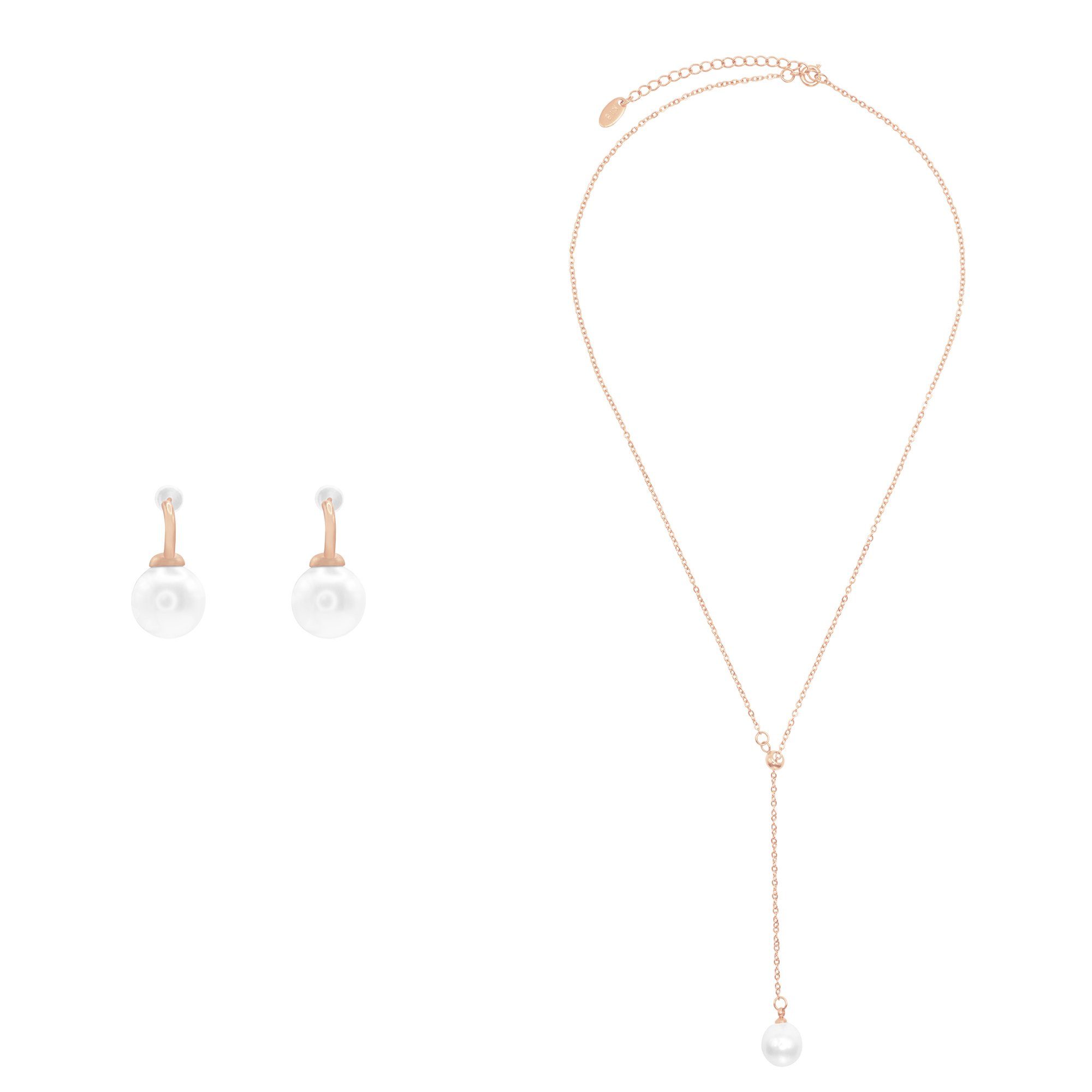 Heideman Collier Set Talisa rose goldfarben (inkl. Geschenkverpackung), Geschenkset Damen mit Halskette und Ohrring | Ketten ohne Anhänger