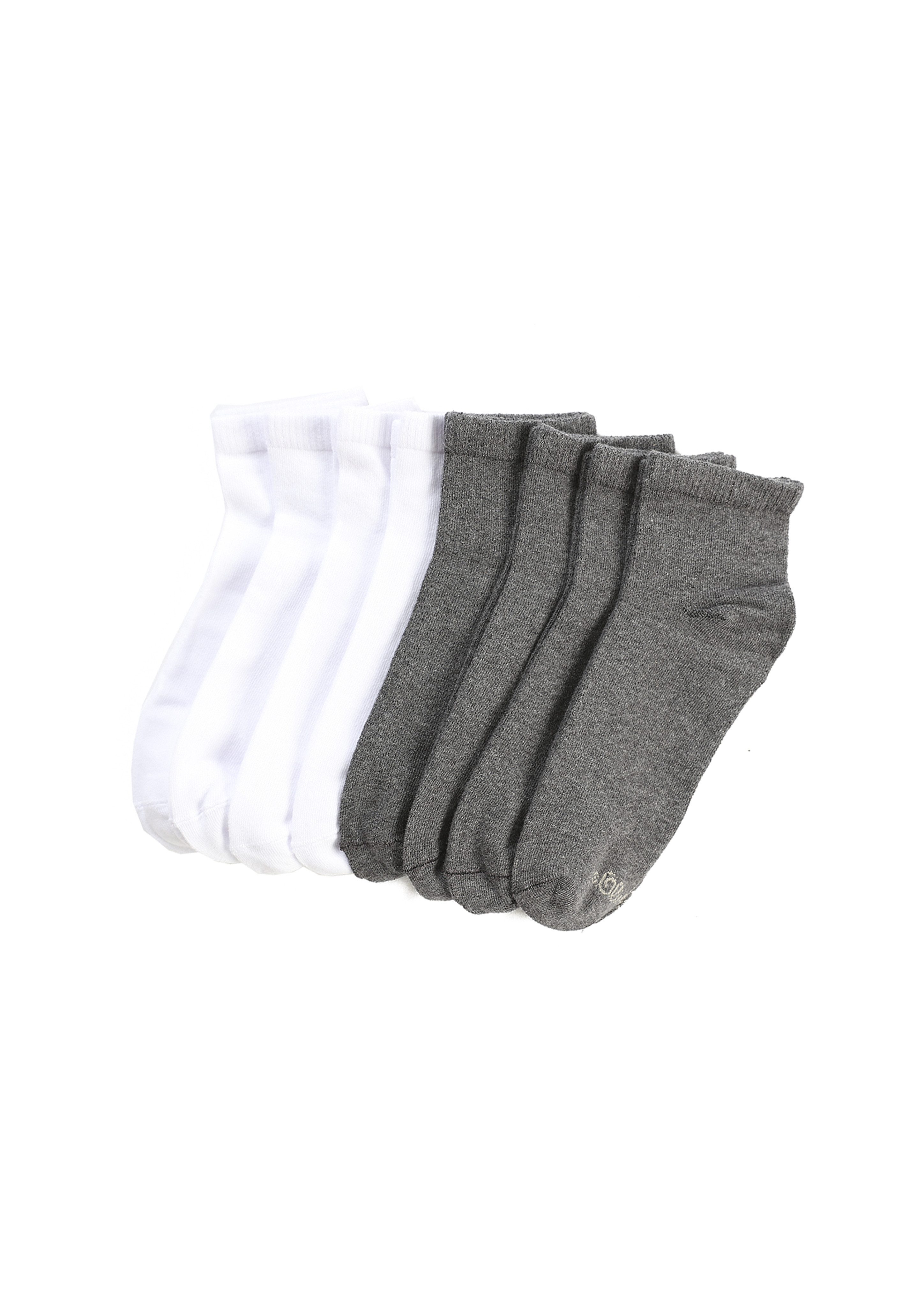 s.Oliver Kurzsocken essentials (8-Paar) mit pflegeleichtem Materialmix