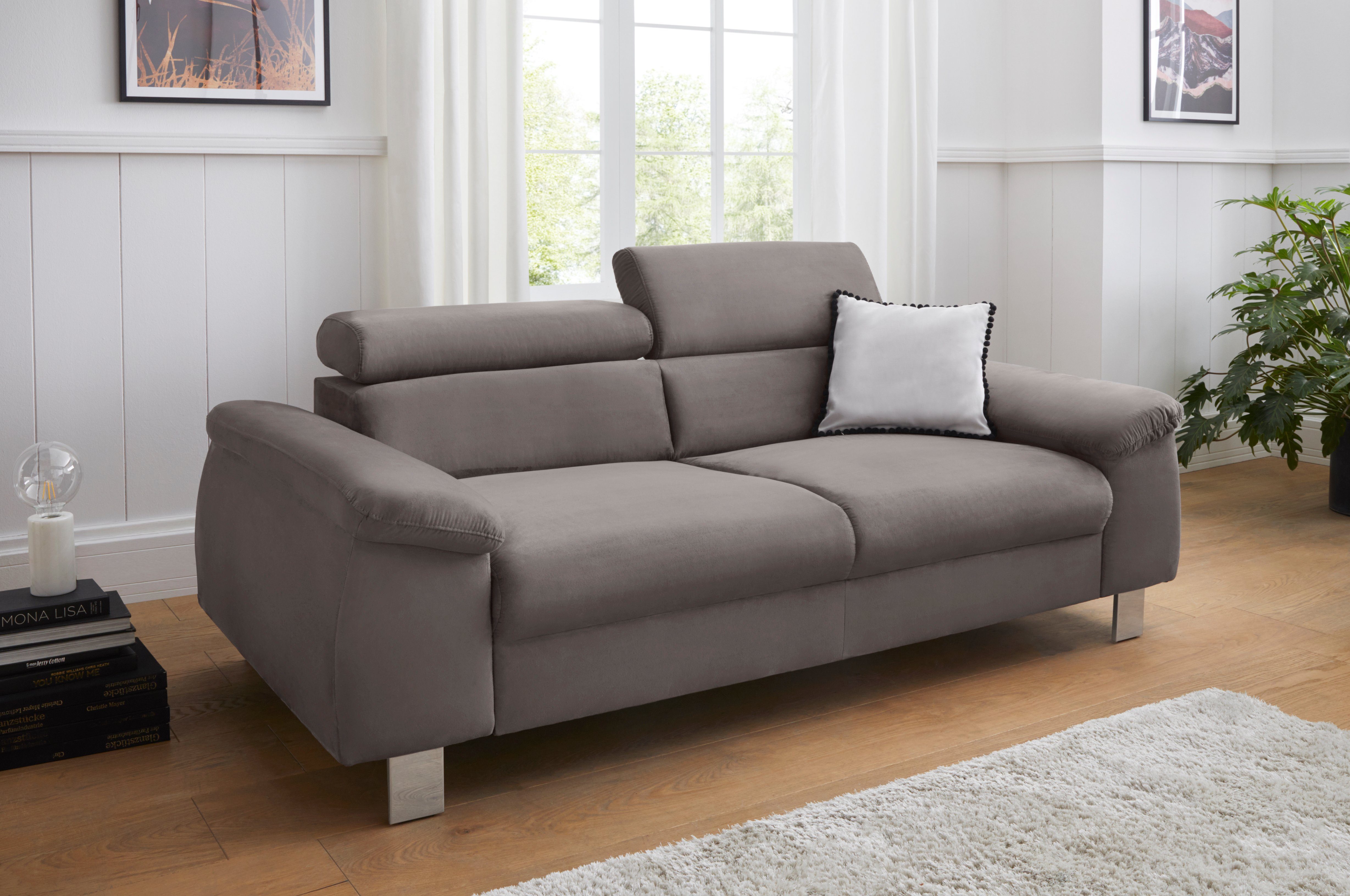 COTTA 3-Sitzer Komaris, B: 193 cm, mit Kopfteilverstellung