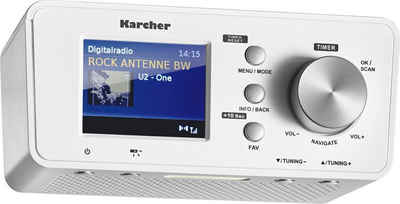 Karcher »RA 2035D« Digitalradio (DAB) (UKW mit RDS, Digitalradio (DAB), 1,5 W)