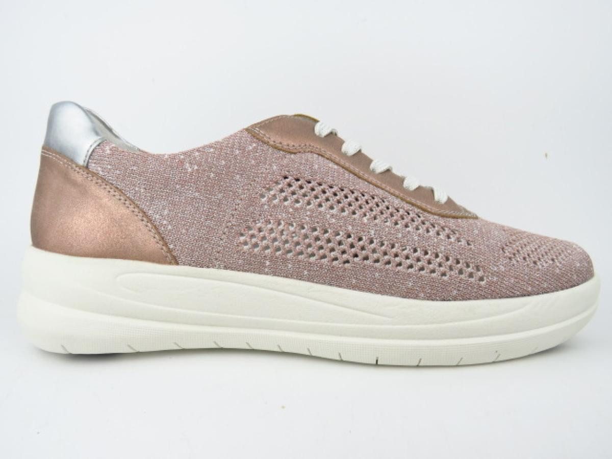 Remonte rosa Met. gelocht Schnürschuh