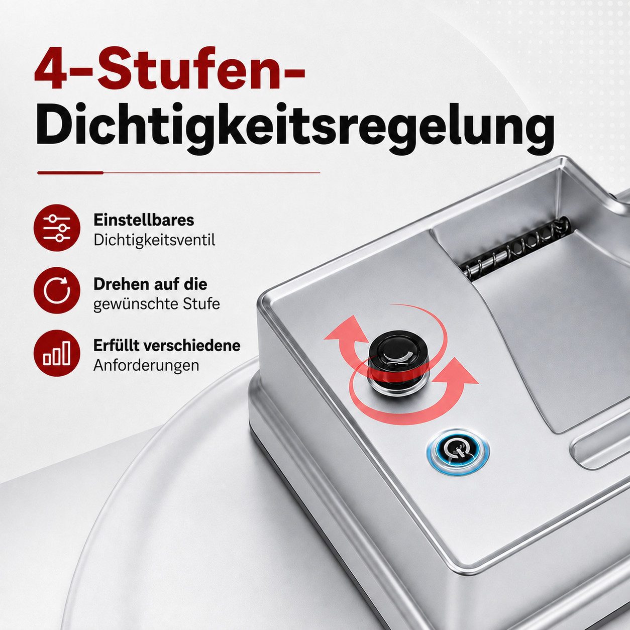 VEKROBOT Tischdrehmaschine kompaktes elektrisches Rollgerät für den Hausgebrauch für 8,0/6,5 mm, (1-tlg., Kompakt. Elektrisch. Effizient), Kompakt, leicht & imm – Bild 5 von 5