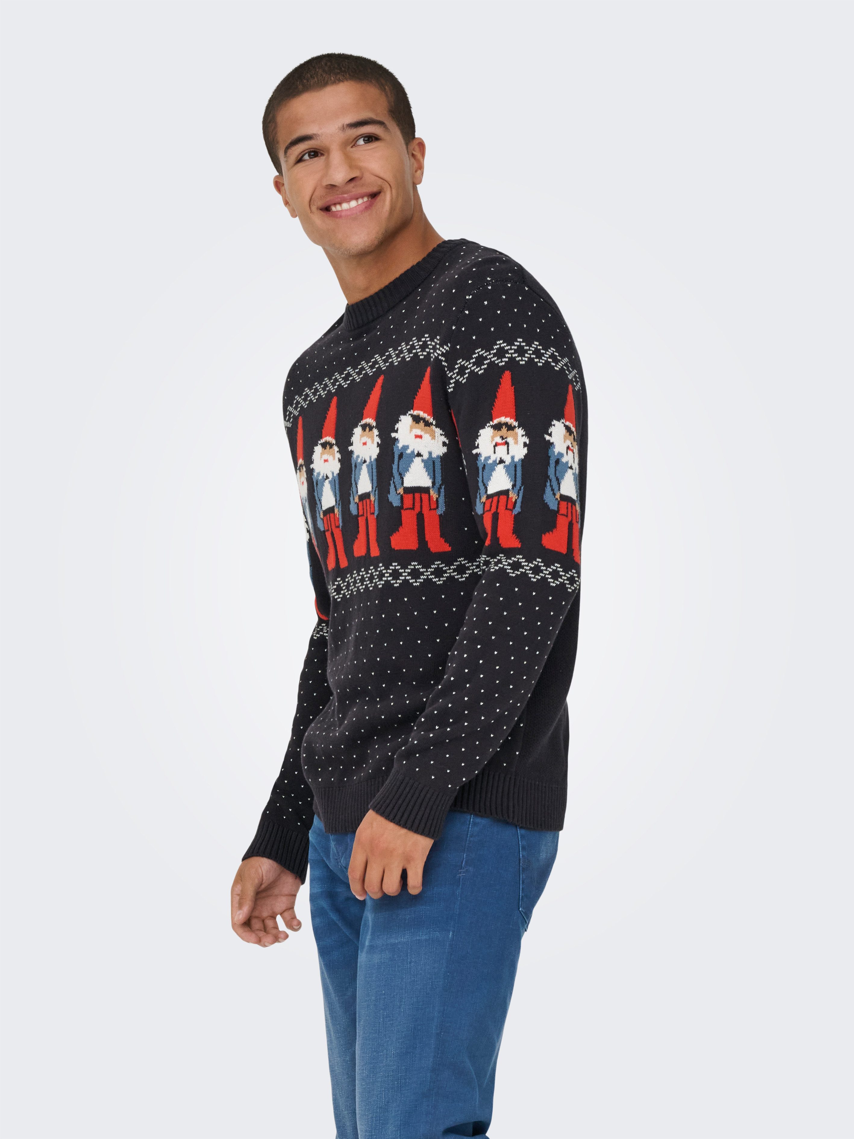ONLY & SONS Rundhalspullover ONSX-MAX REG günstig online kaufen