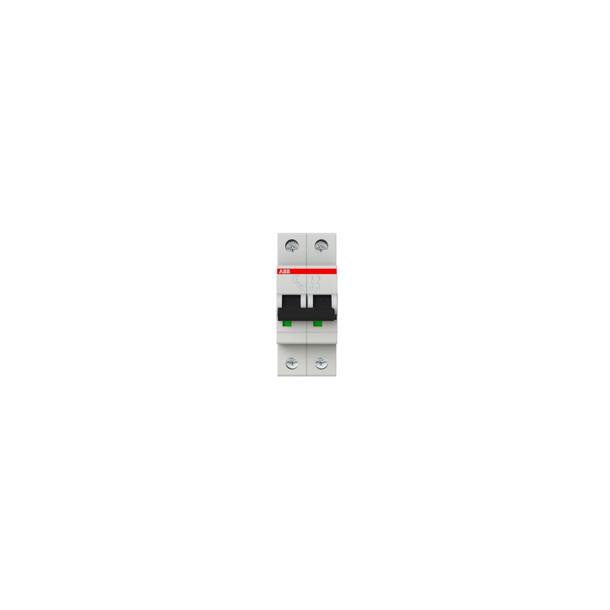 ABB Schalter ABB Stotz S&J Sicherungsautomat 6kA 6A C 2p S202-C6