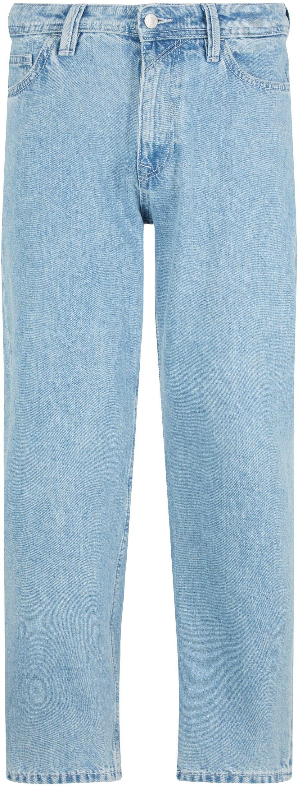 Denim TOM bleached TAILOR Straight-Jeans clean