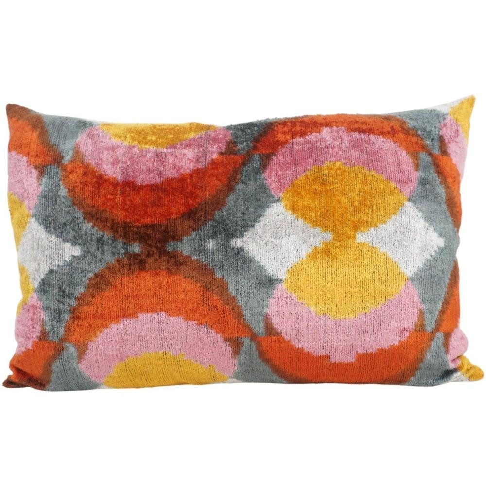 Thanks, A LOT Kissenhülle Thanks A LOT Kissenhülle Silk-Velvet Circle Flow Bunt 40 x 60 cm