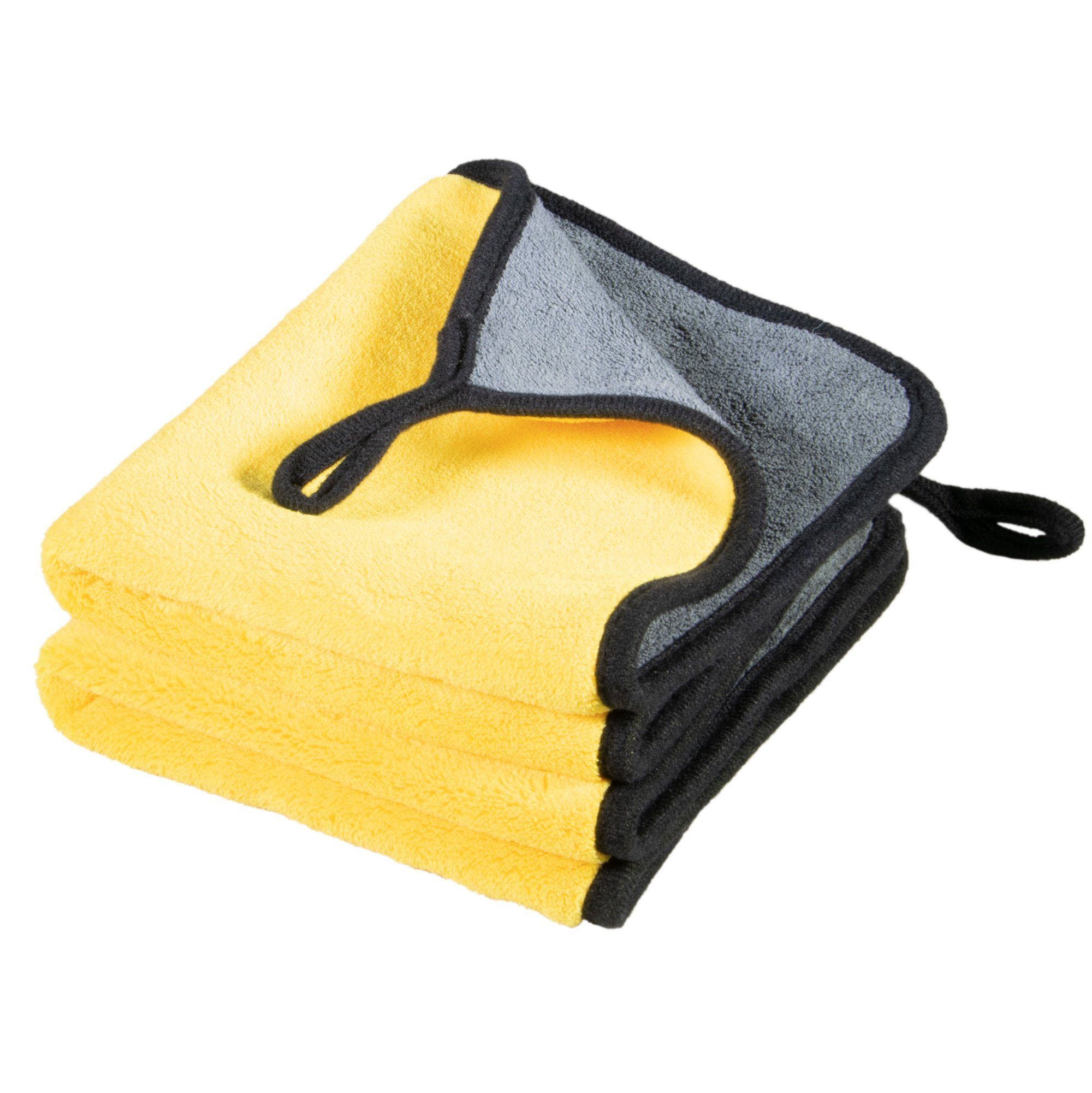 cosey Mikrofaser Poliertücher 40×30 cm – 2er Set, 850 g/m², fusselfrei Reinigungstücher