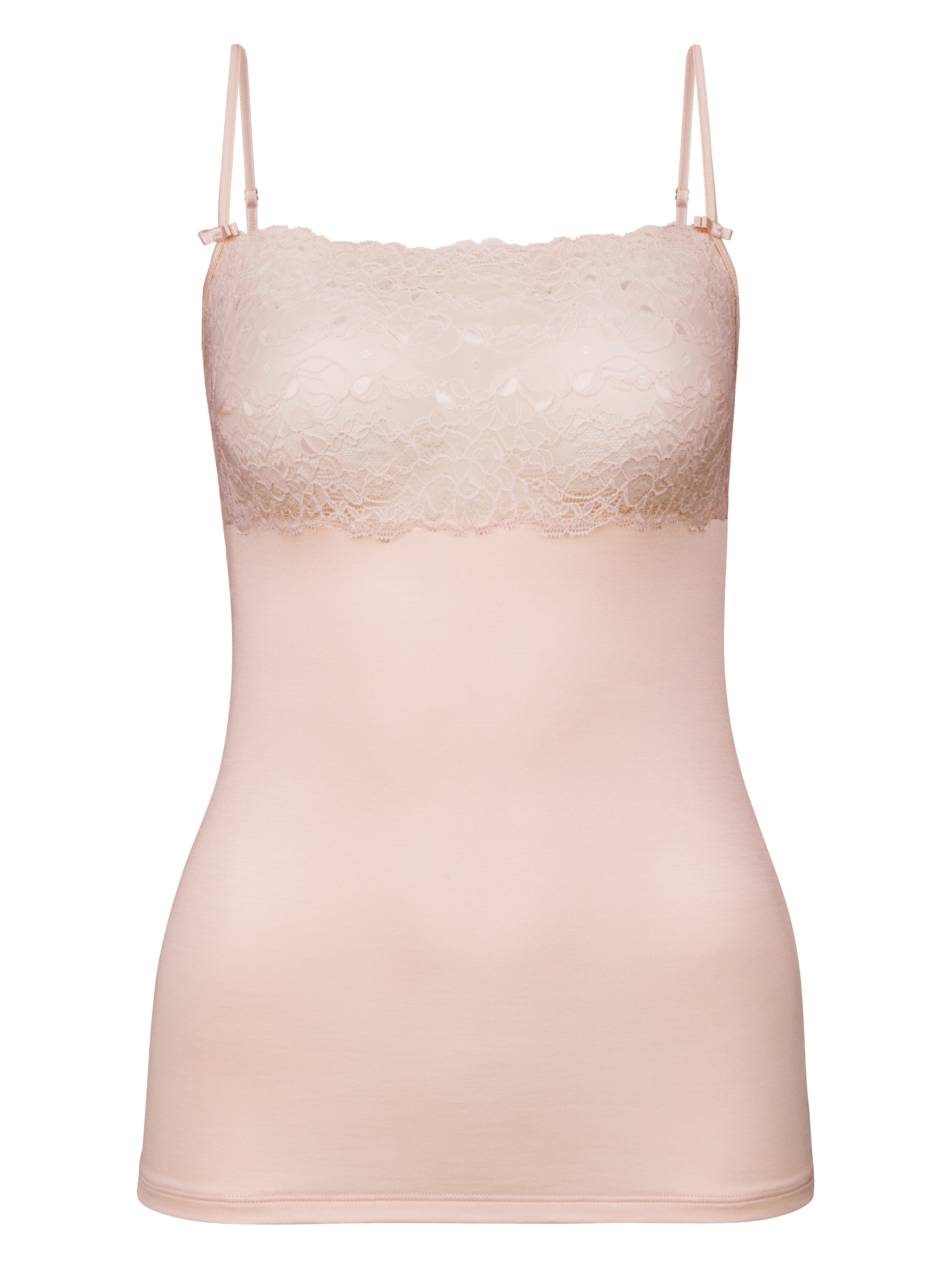 CALIDA Spaghettitop Sensual Secrets semitransparente Spitze, Viskose-Mix, S günstig online kaufen