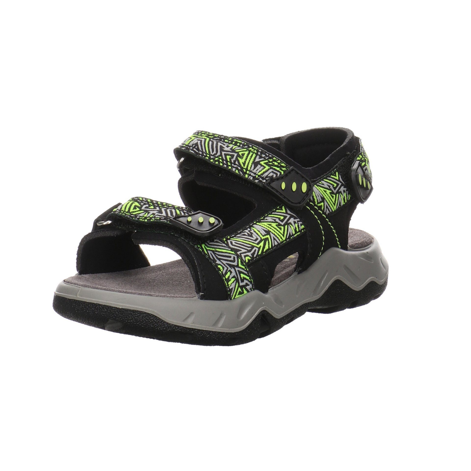 Schuhe Black Sandale Synthetikkombination Multi Kinderschuhe Jungen Sandale Lurchi Odono Salamander Sandalen