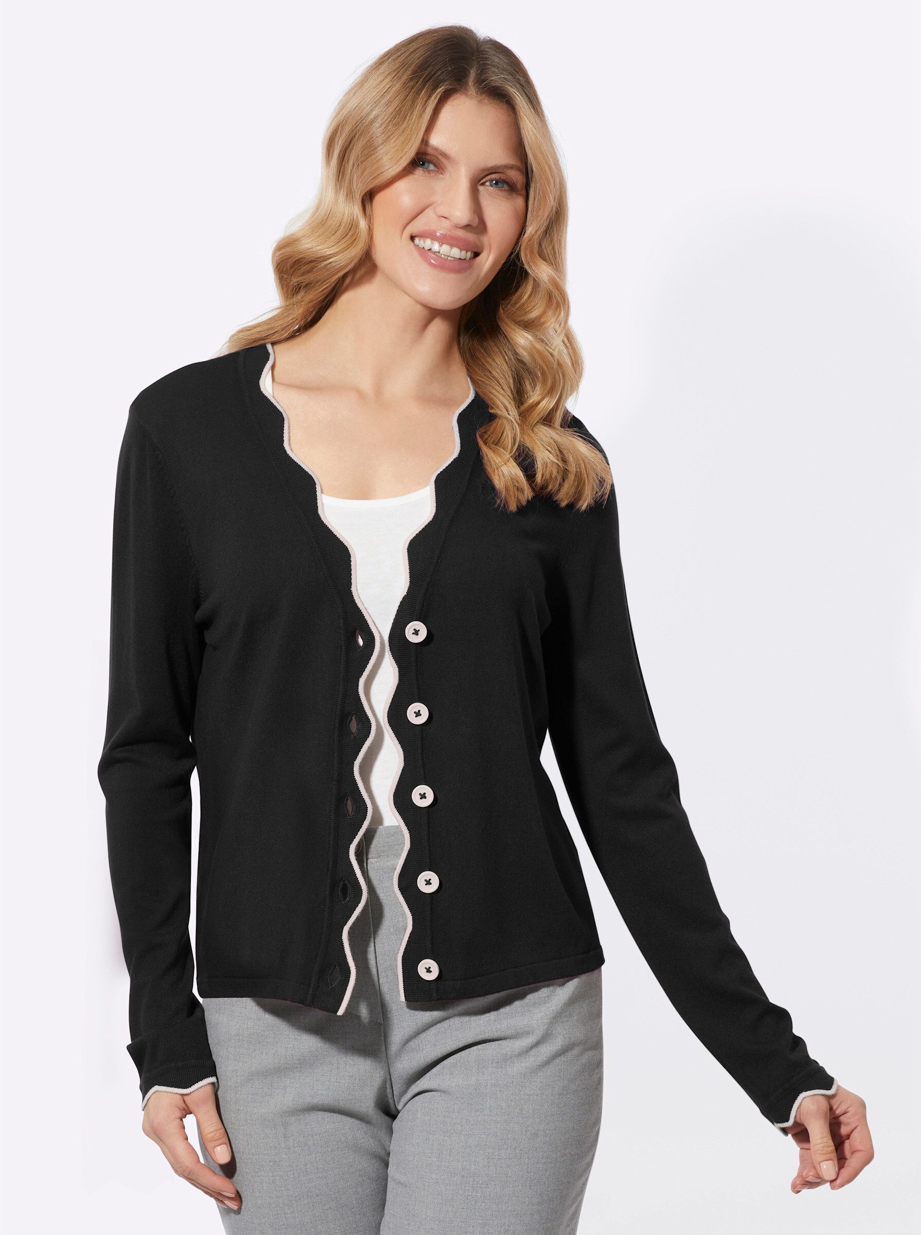 Sieh an! Strickjacke Strickjacke . günstig online kaufen