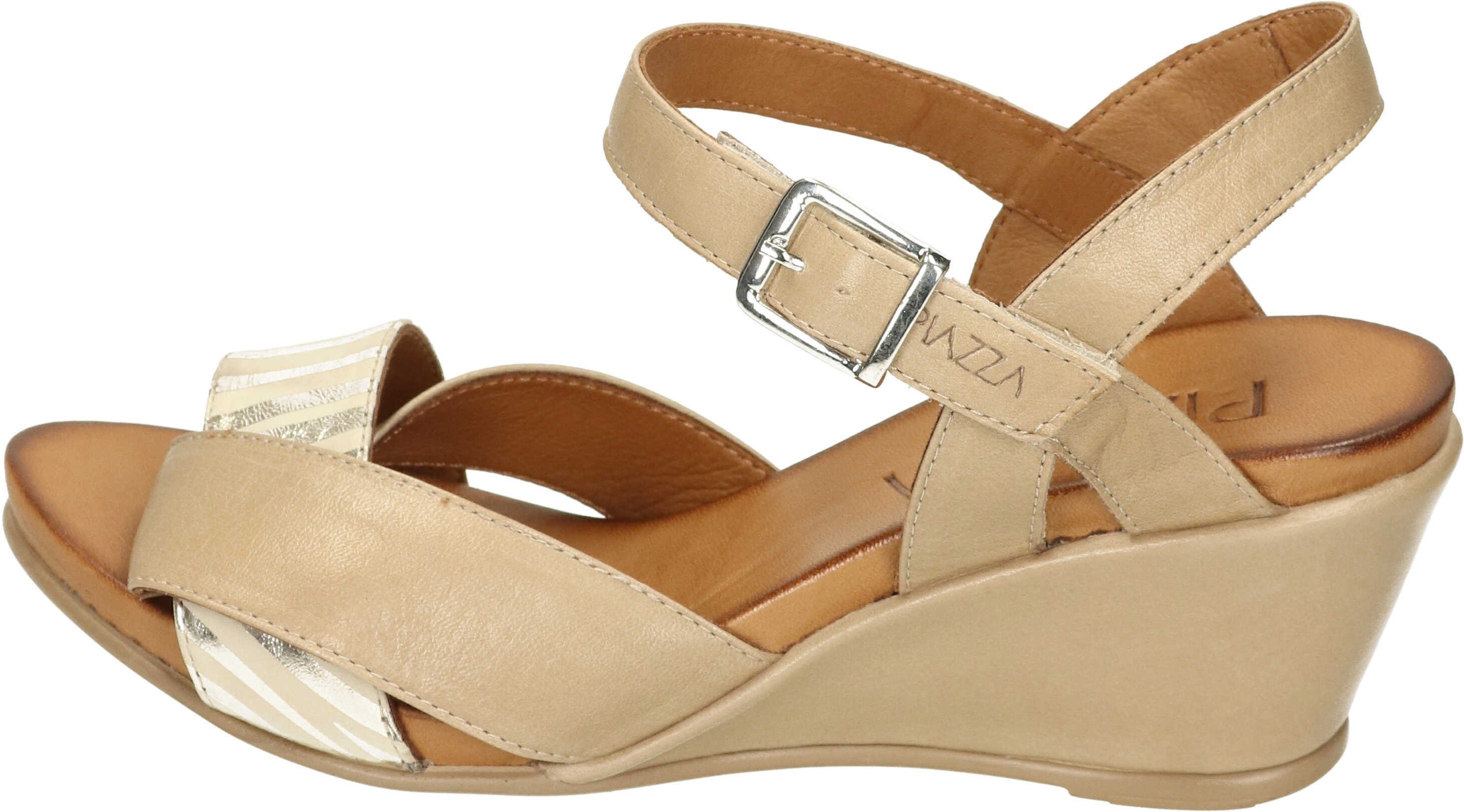 Piazza Sandalen Sandalette aus echtem Leder günstig online kaufen