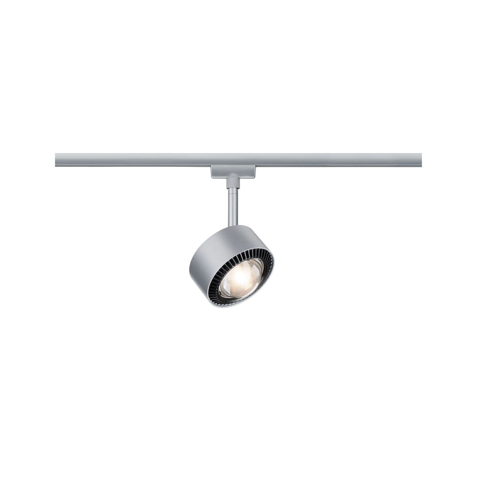 Schienensystem-Leuchten URail Schienenspot Aldan 498lm 8W 2700K 230V Schwarz matt, Chrom