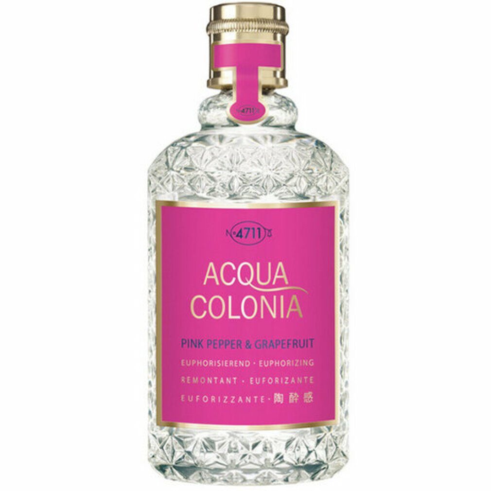 Acqua Mäurer&Wirtz Pepper&Grapefruit EDC Colonia Pink Spray 50ml 4711 4711 Körperpflegeduft