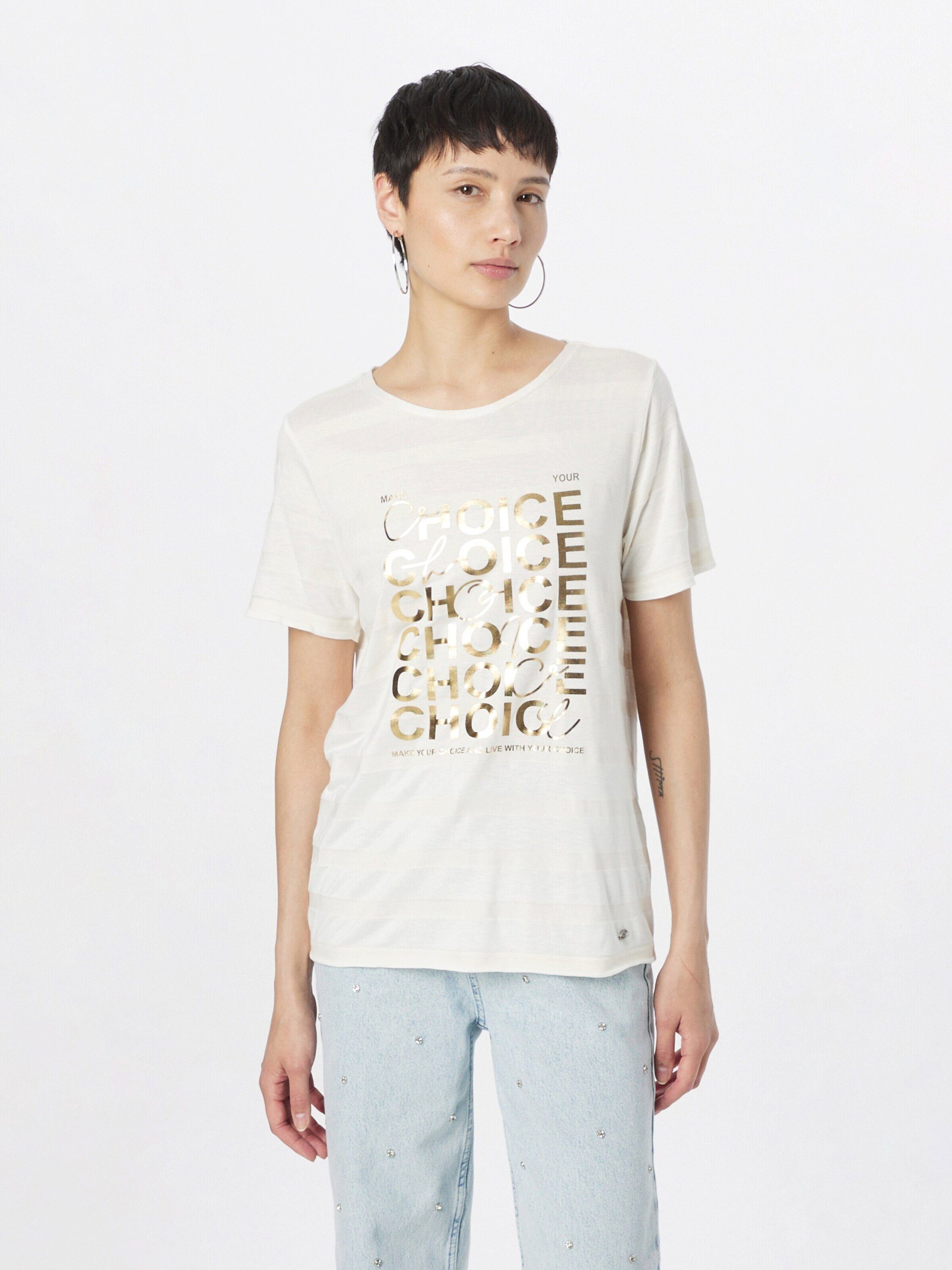 Key Plain/ohne Largo CHOICE Details T-Shirt (1-tlg)