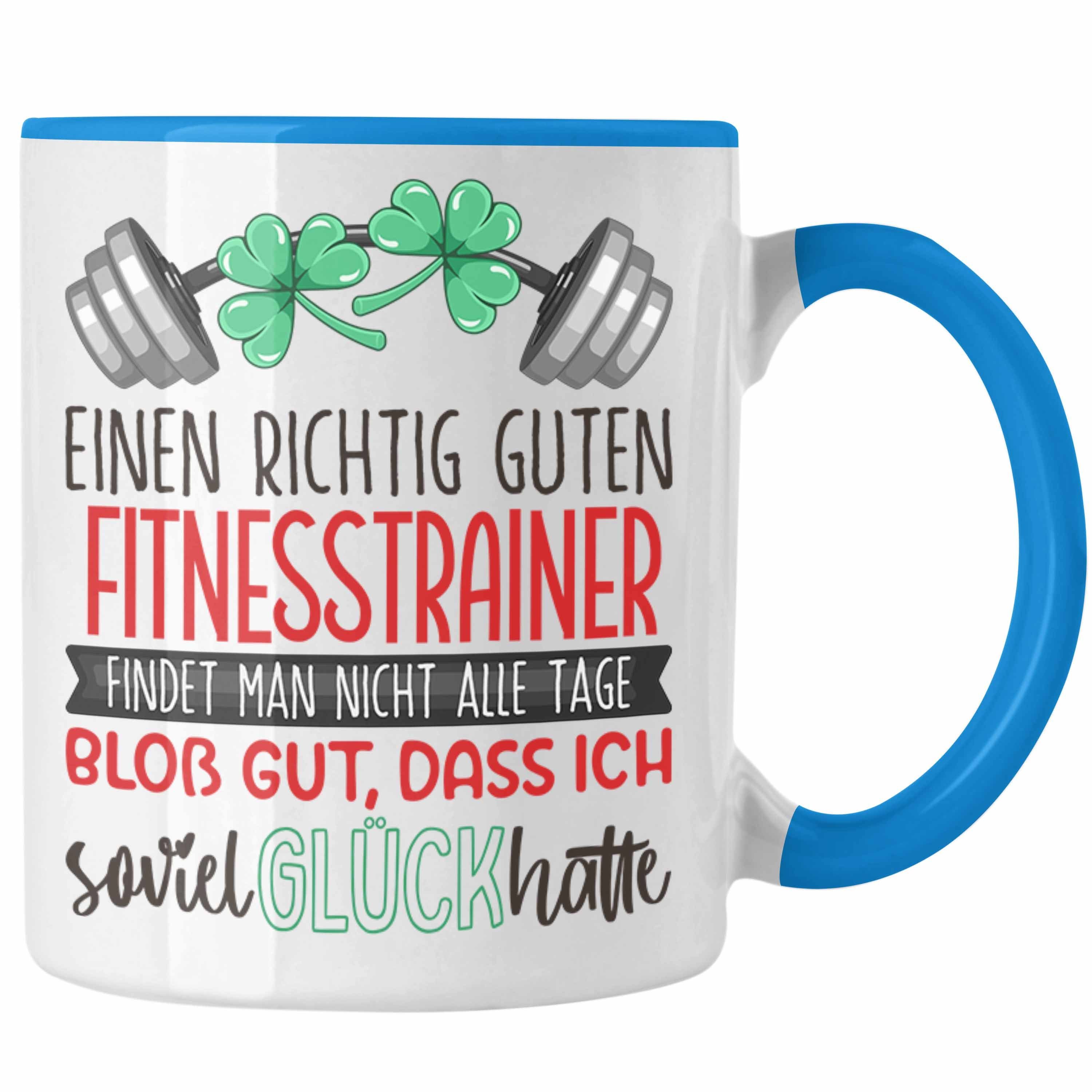 Geschenk We Der Blau Dankeschön Fitnesstrainer Fitnesstrainer Trendation Bester Tasse Tasse
