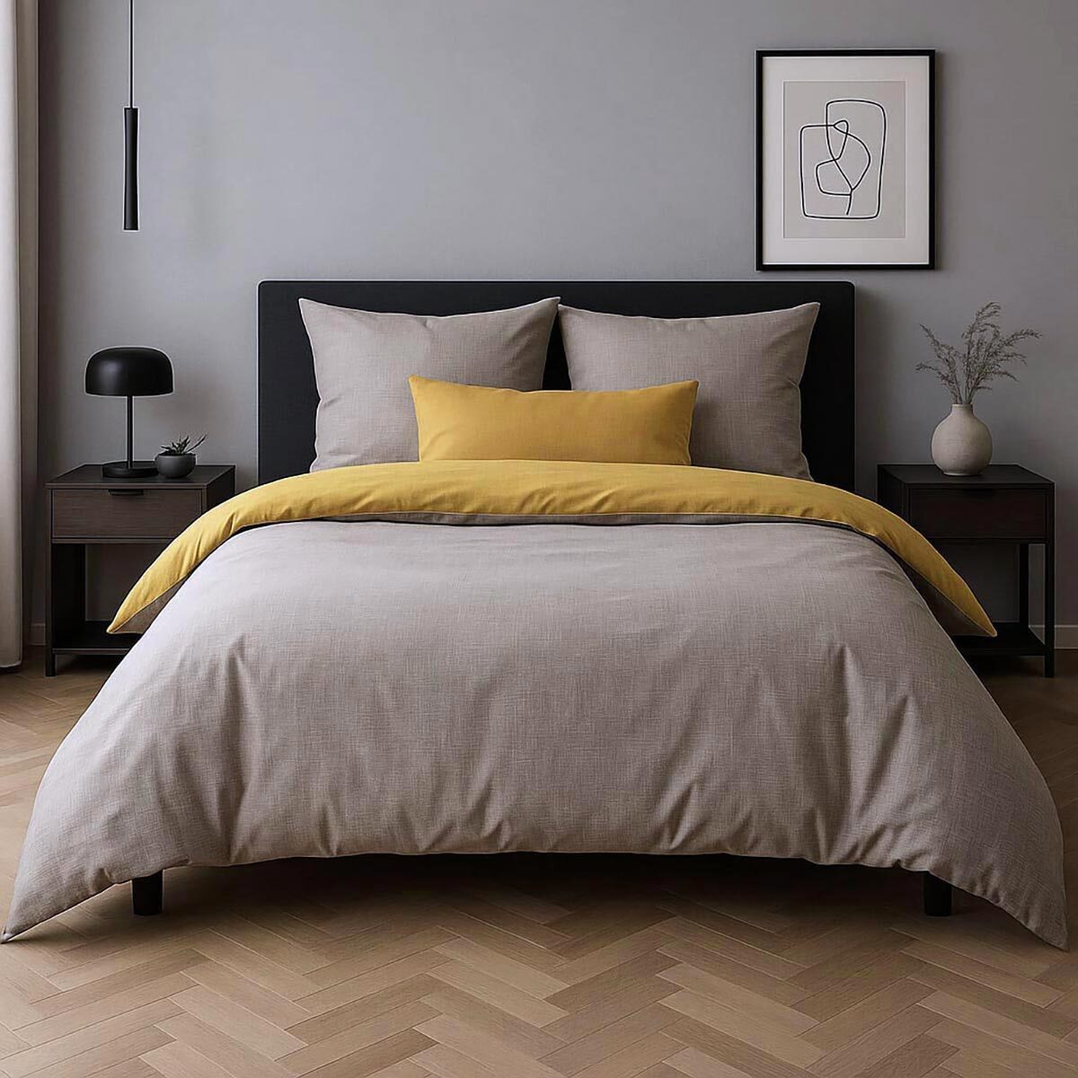 TRAUMSCHLAF Bettwäsche Texture, Mako Satin, 2 teilig, Mako-Satin mit sehr feiner Struktur