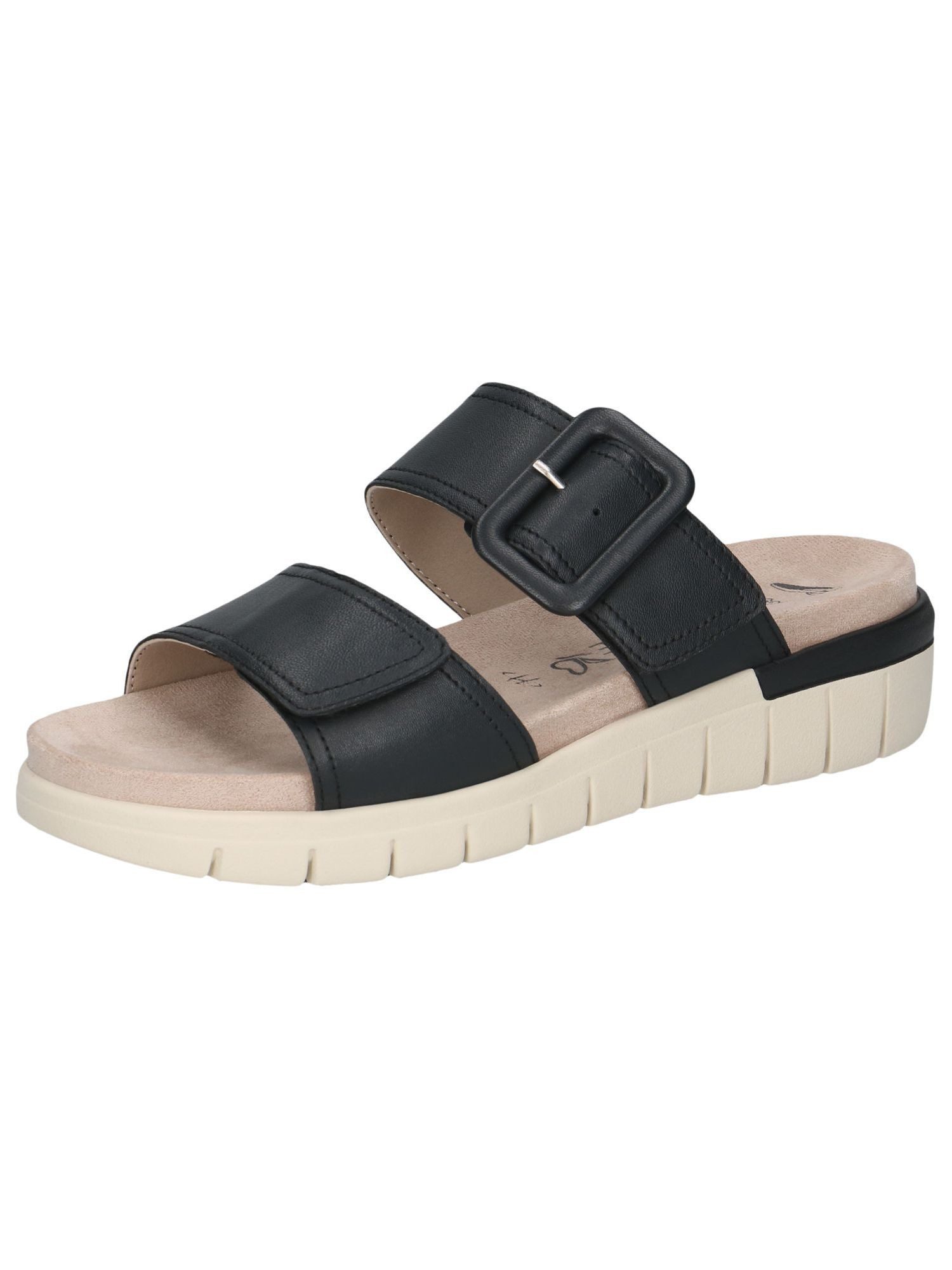 CAP Memo/rem.f. aus Leder kein Absatz 9-27203-44 Pantolette