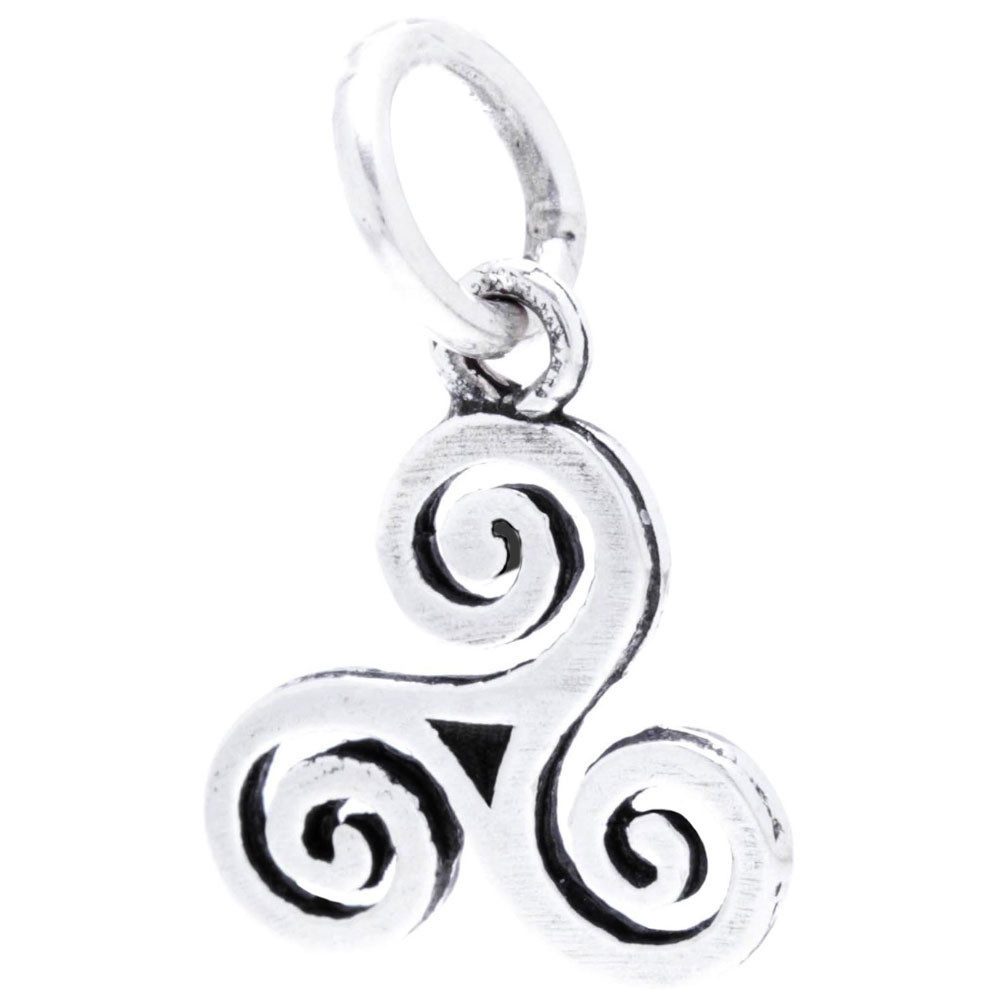 Kettenanhänger Celtic Triskel Schmuck Anhänger 925er Silber - Triskel - 19x13mm