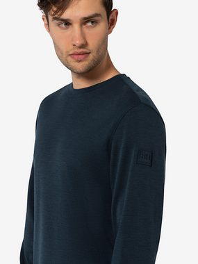 SUPER.NATURAL Sweatshirt für Herren, nachhaltig, Merino SOLUTION BIO CREW modern