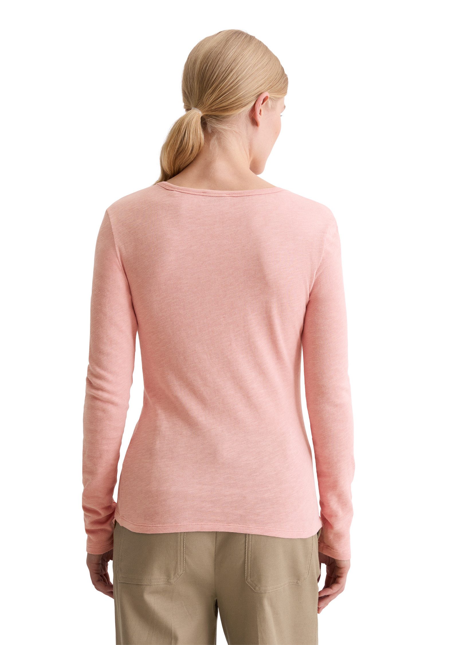 Marc O'Polo Langarmshirt aus Slub Jersey