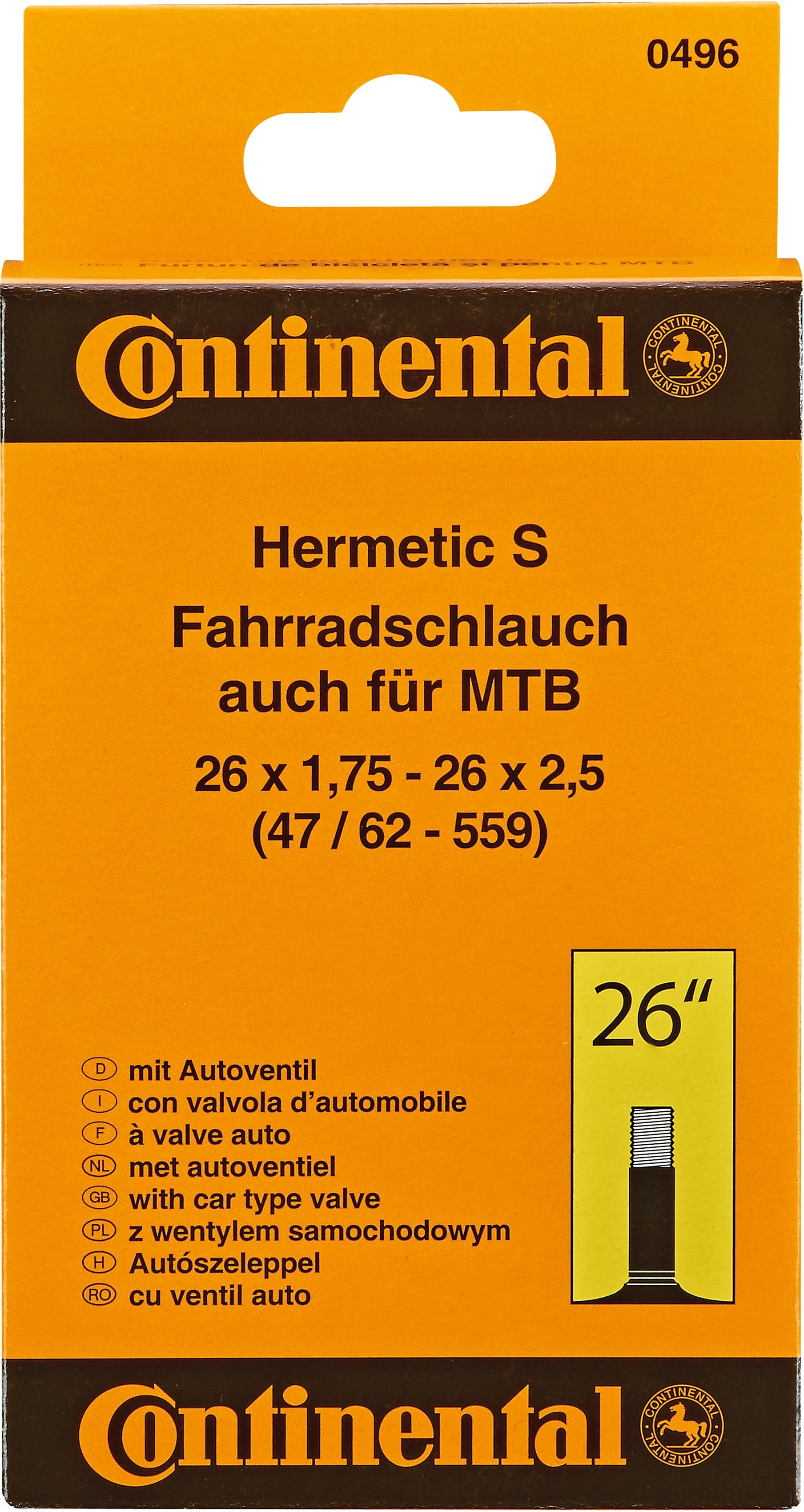 Prophete Fahrradschlauch Continental, 26 Zoll (66,04 cm)