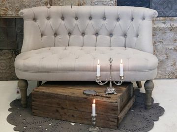Chic Antique Sofa Franz. nstoff